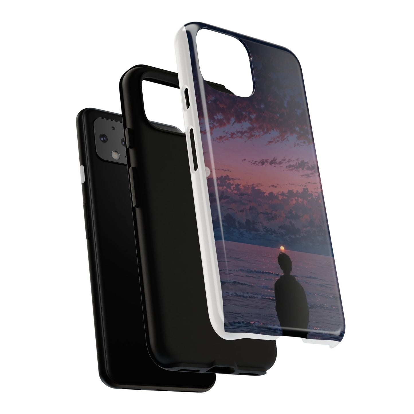 Sunset Ocean Phone Case, Tough Cases, Unique Cell Phone Cover, Artistic Phone Accessories, Gift for Her, Nature Inspired Case