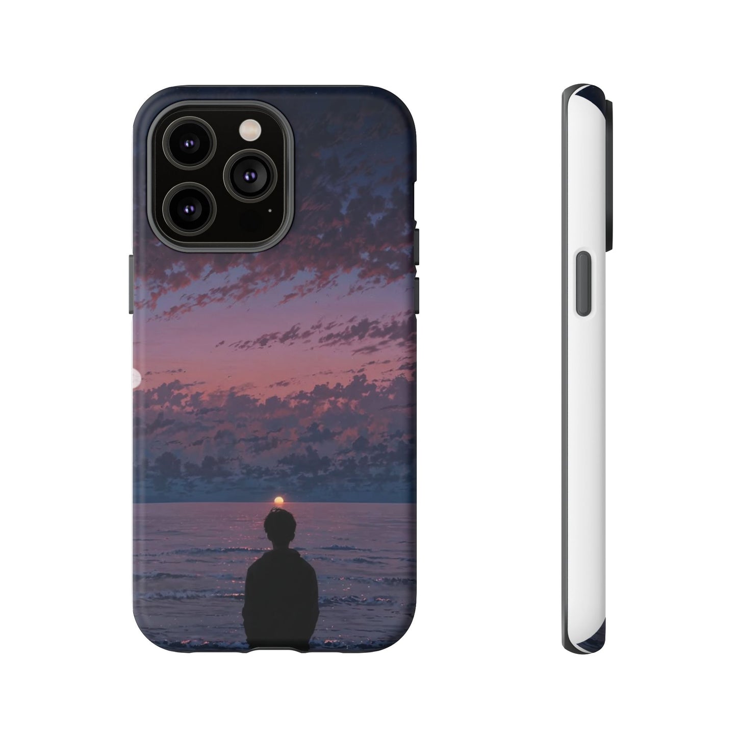 Sunset Ocean Phone Case, Tough Cases, Unique Cell Phone Cover, Artistic Phone Accessories, Gift for Her, Nature Inspired Case