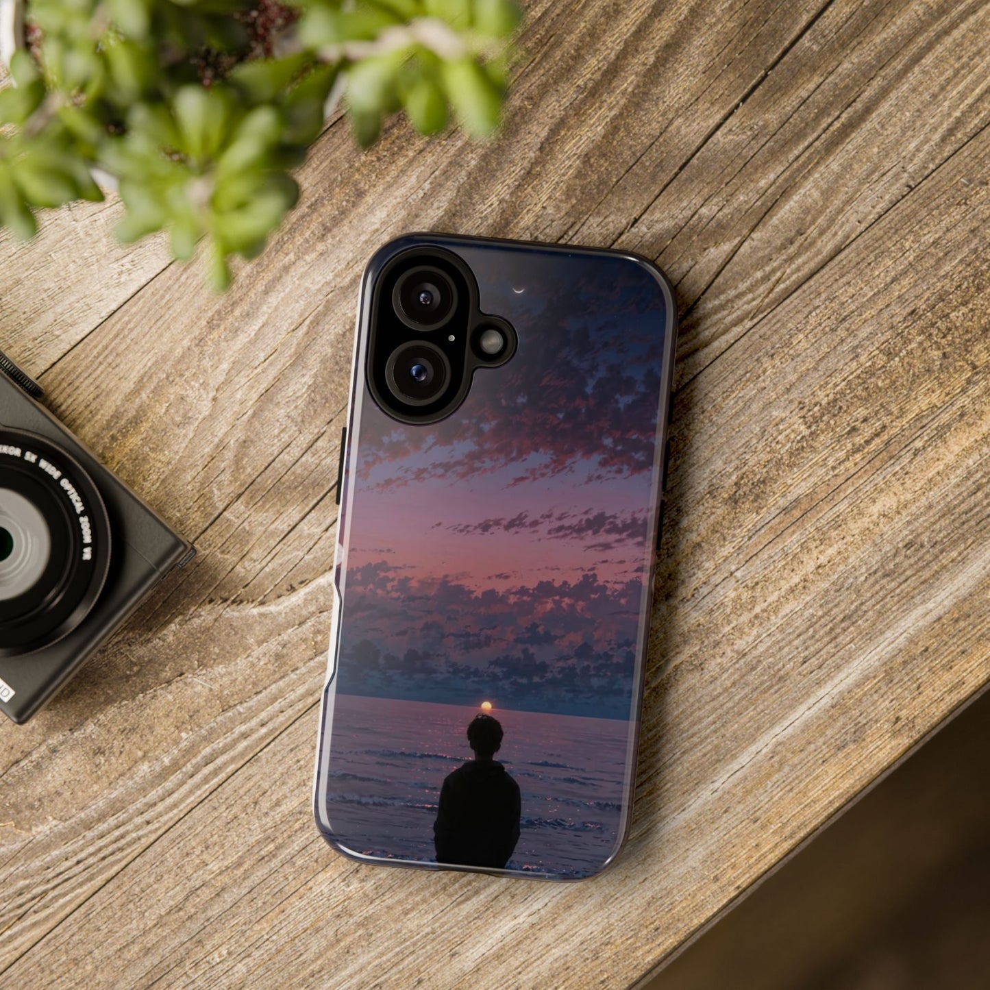 Sunset Ocean Phone Case, Tough Cases, Unique Cell Phone Cover, Artistic Phone Accessories, Gift for Her, Nature Inspired Case