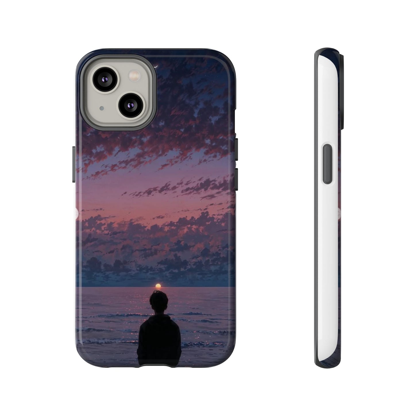 Sunset Ocean Phone Case, Tough Cases, Unique Cell Phone Cover, Artistic Phone Accessories, Gift for Her, Nature Inspired Case