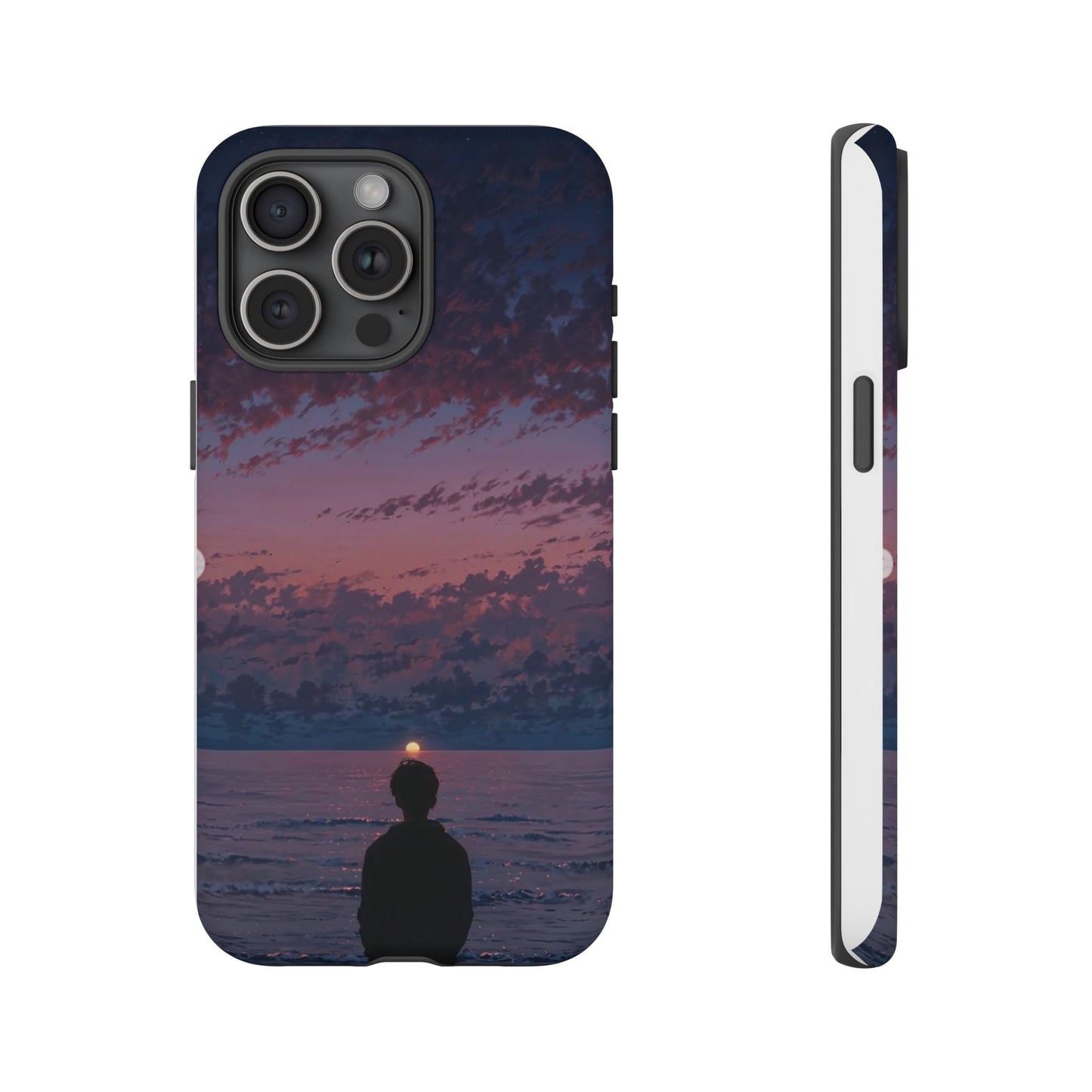 Sunset Ocean Phone Case, Tough Cases, Unique Cell Phone Cover, Artistic Phone Accessories, Gift for Her, Nature Inspired Case