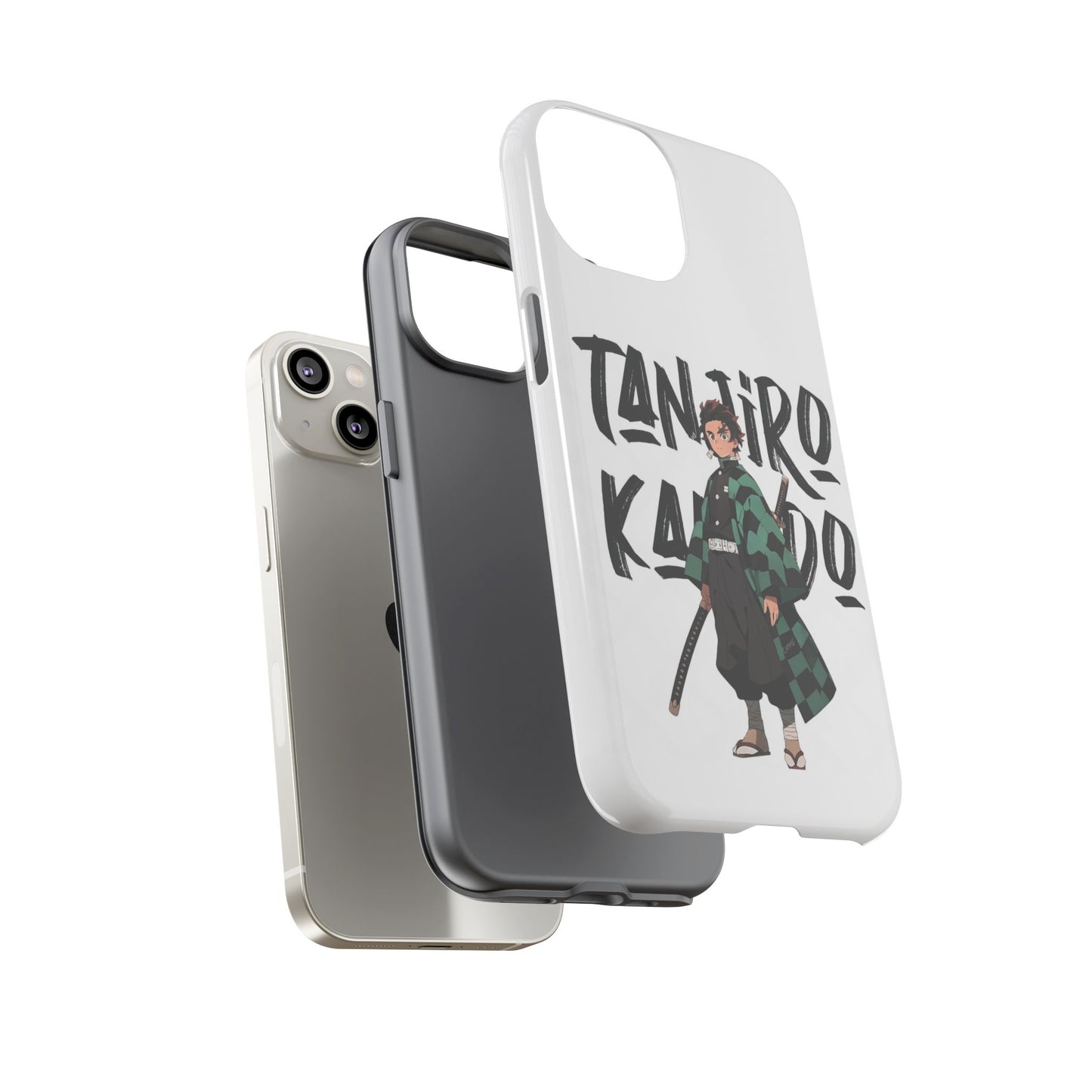 Demon Slayer Phone Case featuring Tanjiro Kamado | Tough Cases, Anime Phone Cover, Unique Gift for Fans, Mobile Accessory, Geeky Merchandise