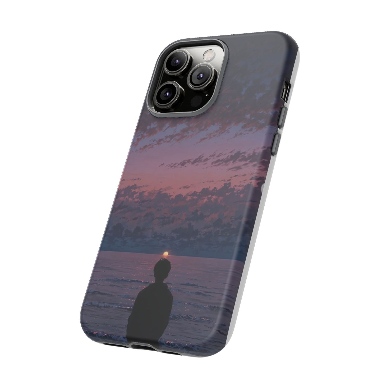 Sunset Ocean Phone Case, Tough Cases, Unique Cell Phone Cover, Artistic Phone Accessories, Gift for Her, Nature Inspired Case