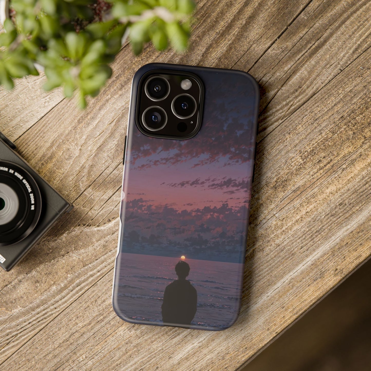 Sunset Ocean Phone Case, Tough Cases, Unique Cell Phone Cover, Artistic Phone Accessories, Gift for Her, Nature Inspired Case