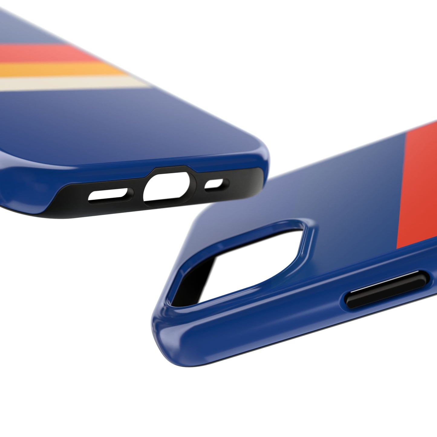 Colorful Tough Phone Cases - Bold Stripes, Durable Protection, Unique Gift for Tech Lovers, Customizable Phone Accessories, Everyday Use