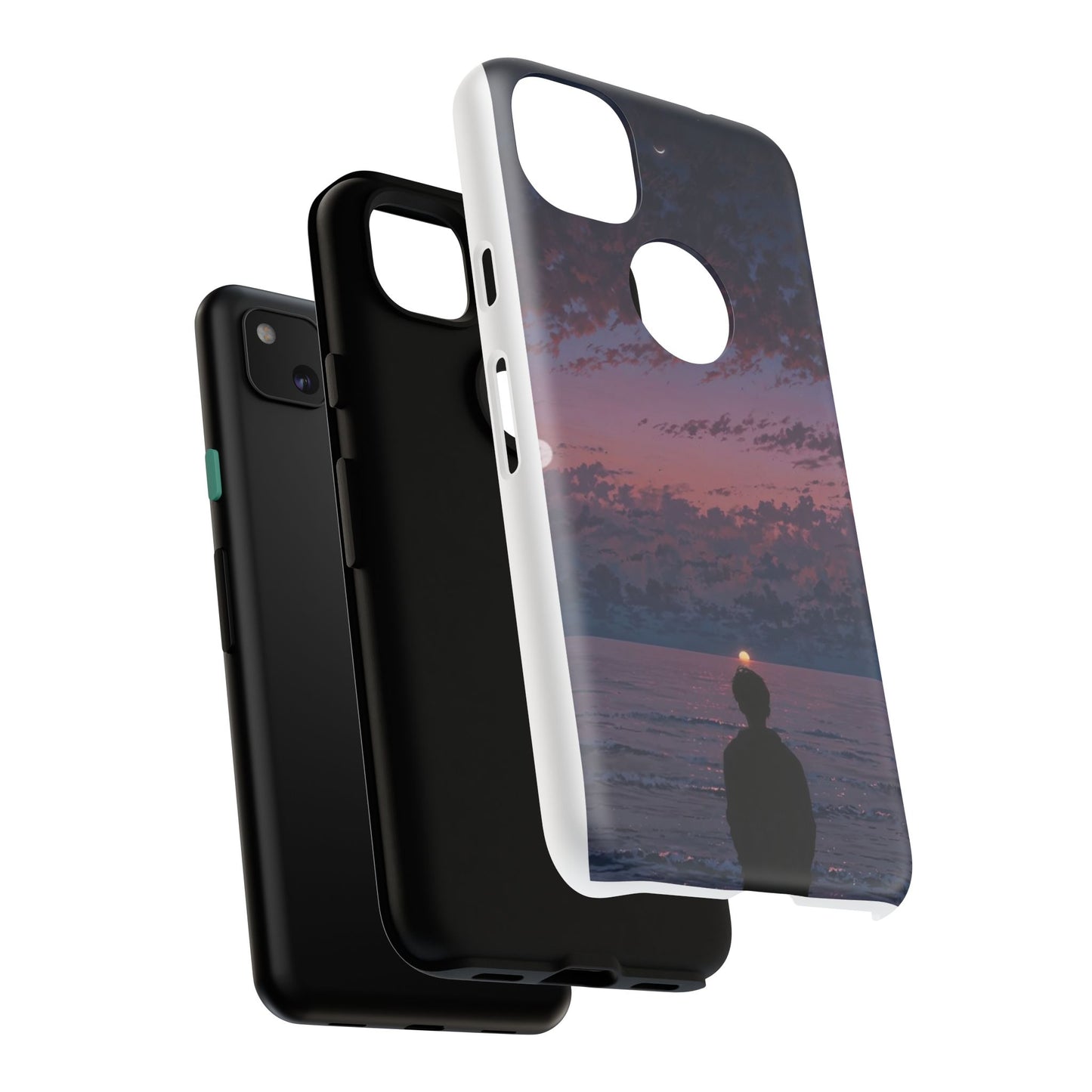 Sunset Ocean Phone Case, Tough Cases, Unique Cell Phone Cover, Artistic Phone Accessories, Gift for Her, Nature Inspired Case