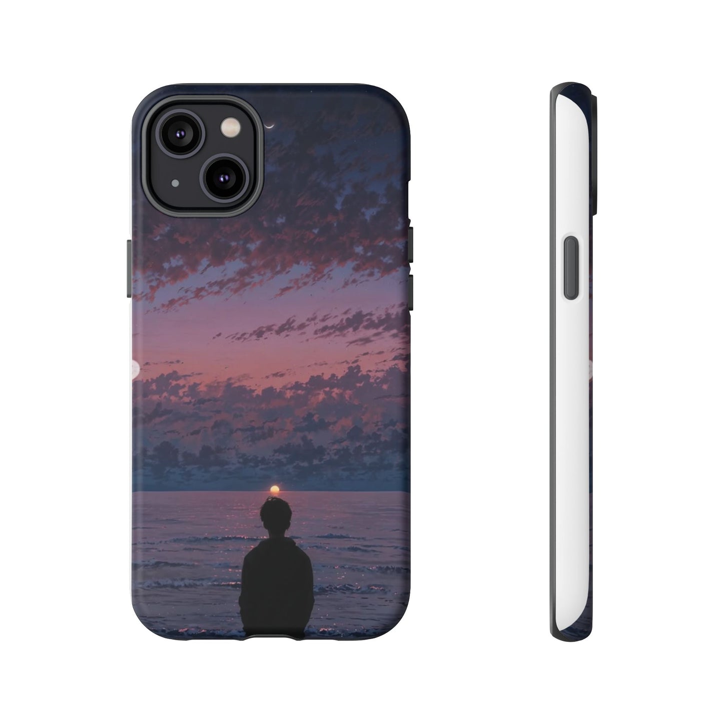 Sunset Ocean Phone Case, Tough Cases, Unique Cell Phone Cover, Artistic Phone Accessories, Gift for Her, Nature Inspired Case