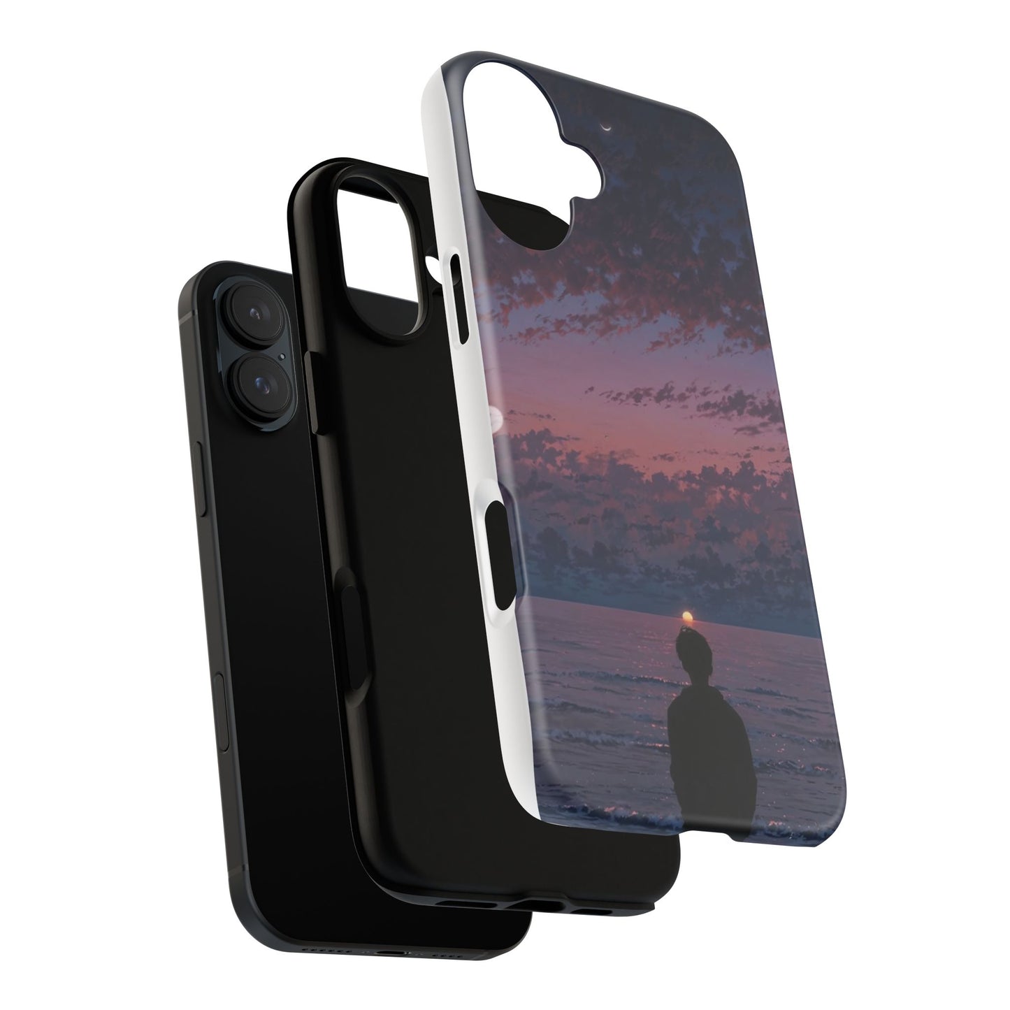 Sunset Ocean Phone Case, Tough Cases, Unique Cell Phone Cover, Artistic Phone Accessories, Gift for Her, Nature Inspired Case