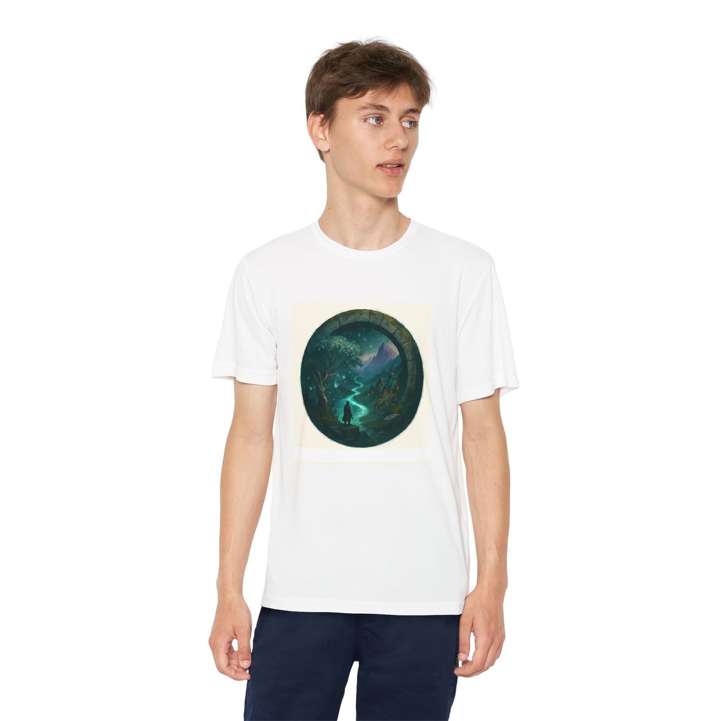 Youth Competitor Tee - Enchanted Landscape Design, Youth T-Shirt, Perfect for Adventurers, Gifts for Nature Lovers, Fantasy Theme Wear