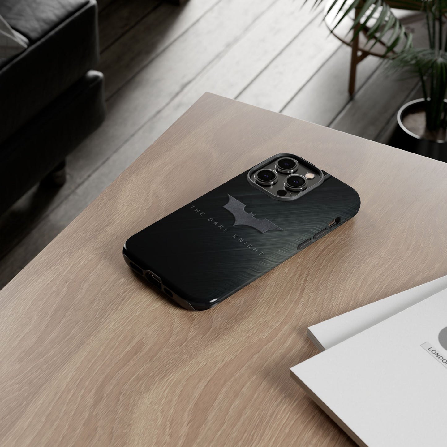 Dark Knight Phone Case, Tough Phone Cover, Superhero Gift, Batman Merchandise, Geeky Accessories, Unique Phone Case