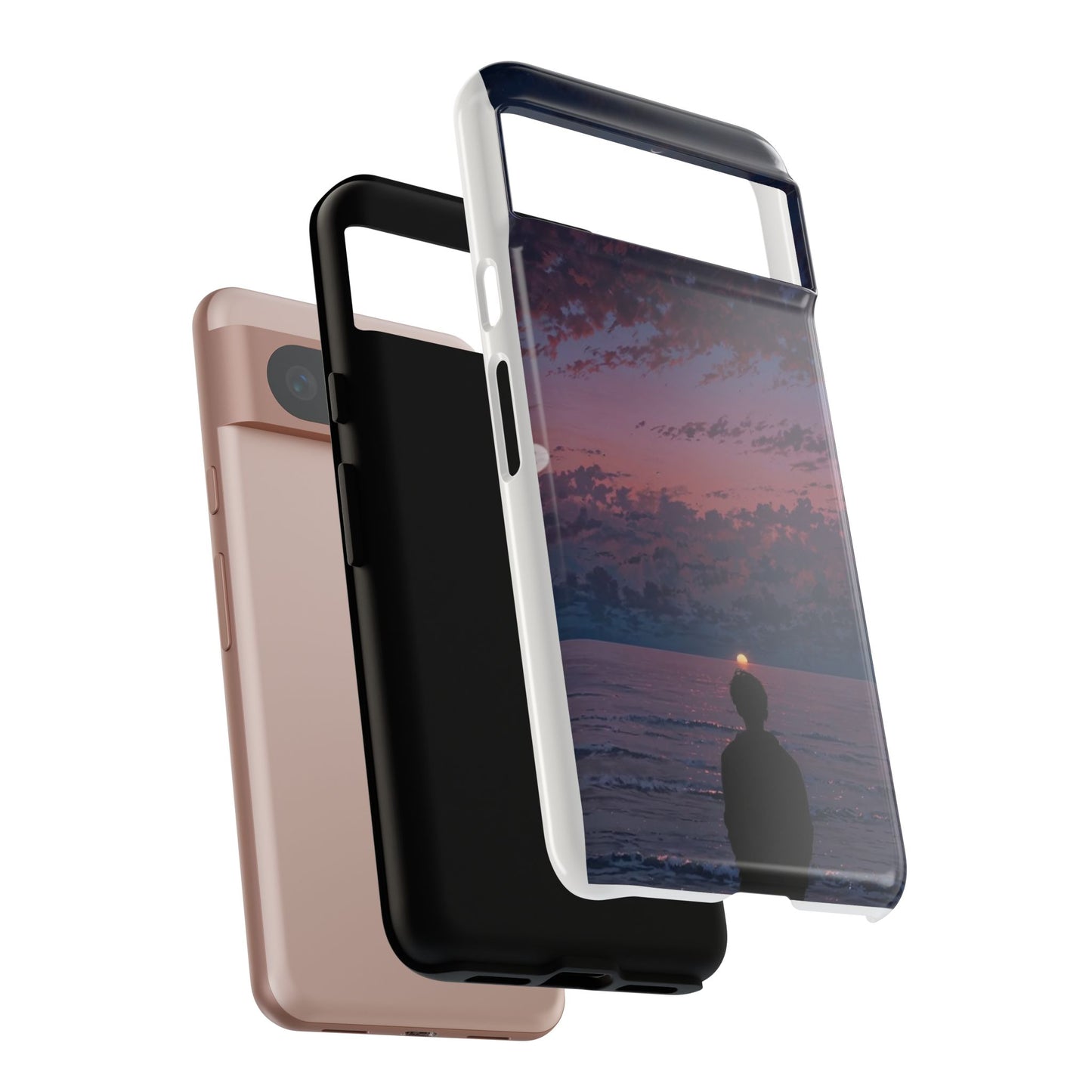 Sunset Ocean Phone Case, Tough Cases, Unique Cell Phone Cover, Artistic Phone Accessories, Gift for Her, Nature Inspired Case