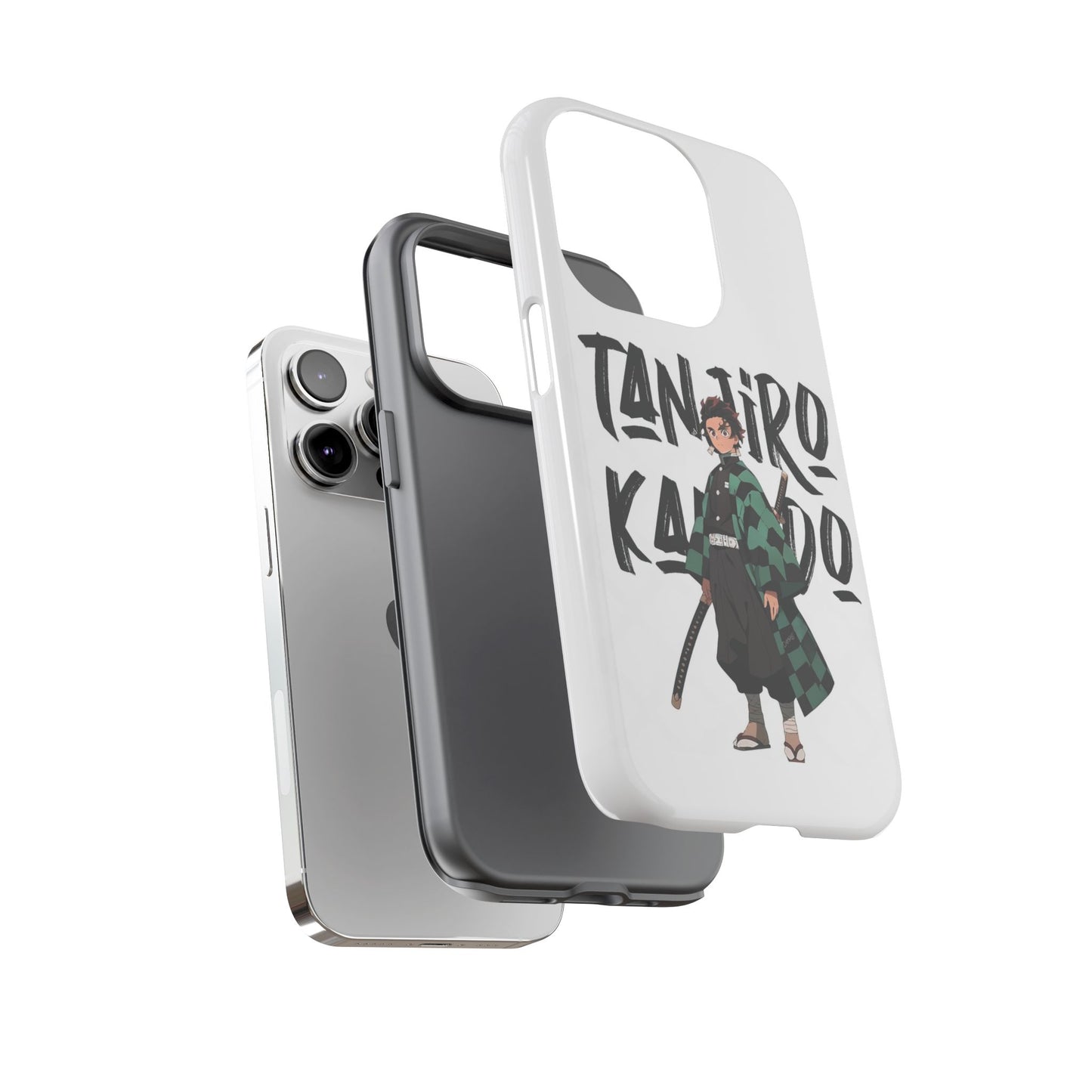 Demon Slayer Phone Case featuring Tanjiro Kamado | Tough Cases, Anime Phone Cover, Unique Gift for Fans, Mobile Accessory, Geeky Merchandise