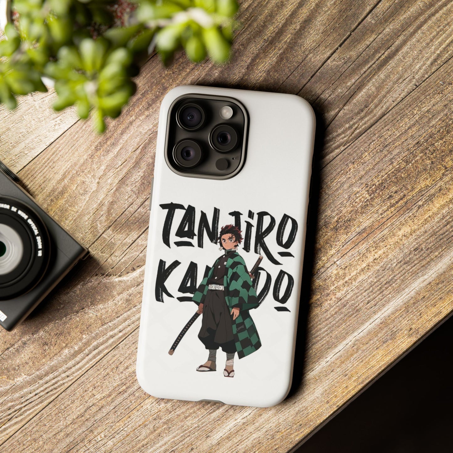 Demon Slayer Phone Case featuring Tanjiro Kamado | Tough Cases, Anime Phone Cover, Unique Gift for Fans, Mobile Accessory, Geeky Merchandise