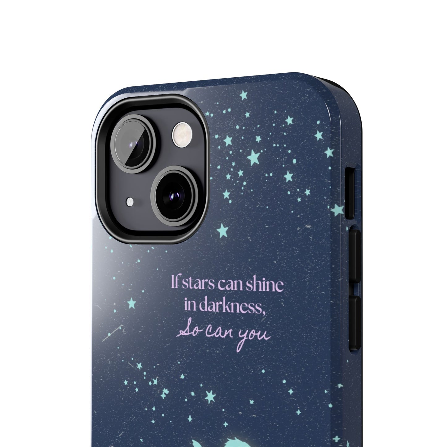 Starry Night Tough Phone Cases, Inspirational Phone Cover, Cute Kid Design, Galaxy Aesthetic, Gift for Dreamers, Motivational Decor