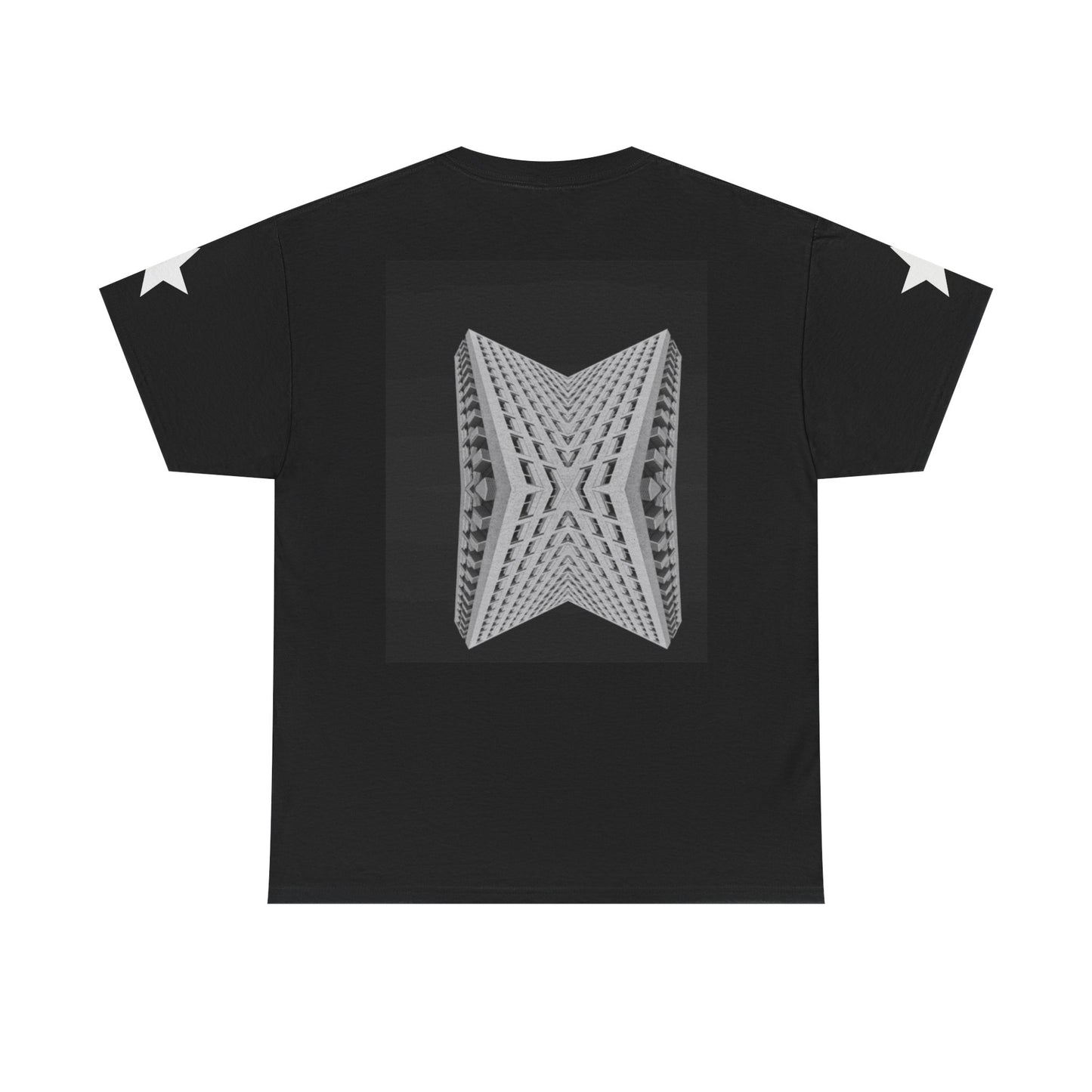 Geometric Art Unisex Heavy Cotton Tee, Modern Graphic Shirt, Urban Fashion T-Shirt, Statement Tee, Trendy Streetwear