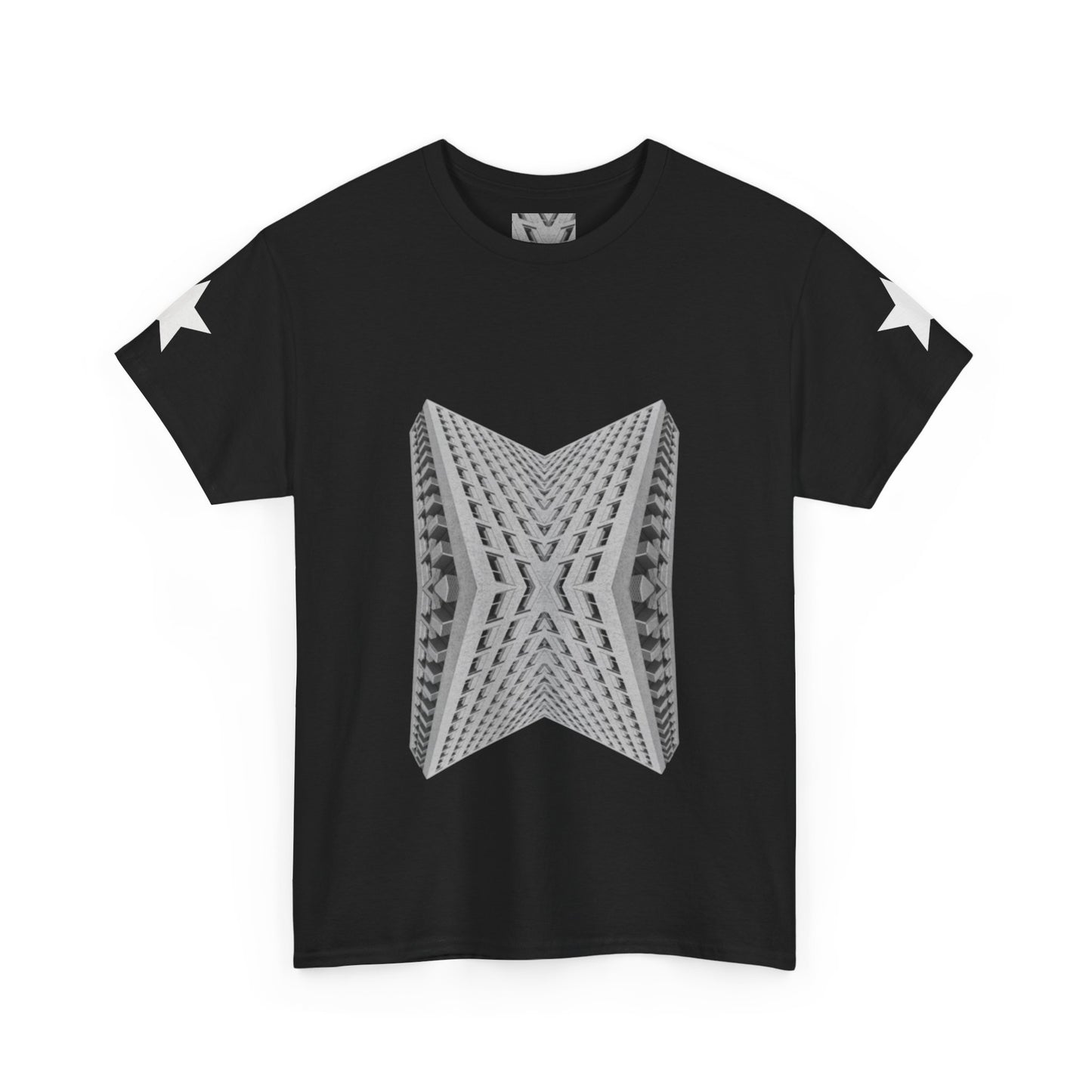 Geometric Art Unisex Heavy Cotton Tee, Modern Graphic Shirt, Urban Fashion T-Shirt, Statement Tee, Trendy Streetwear