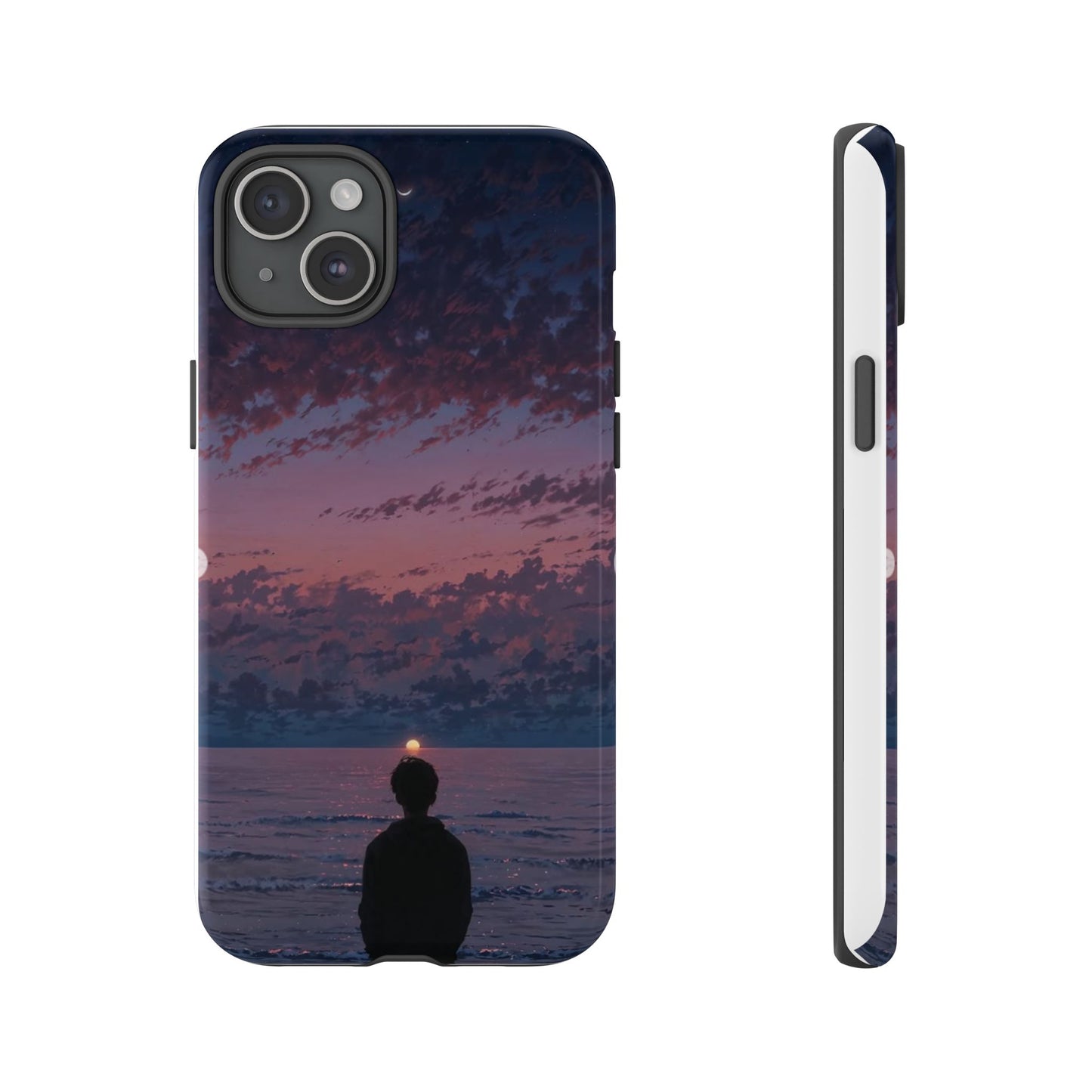 Sunset Ocean Phone Case, Tough Cases, Unique Cell Phone Cover, Artistic Phone Accessories, Gift for Her, Nature Inspired Case