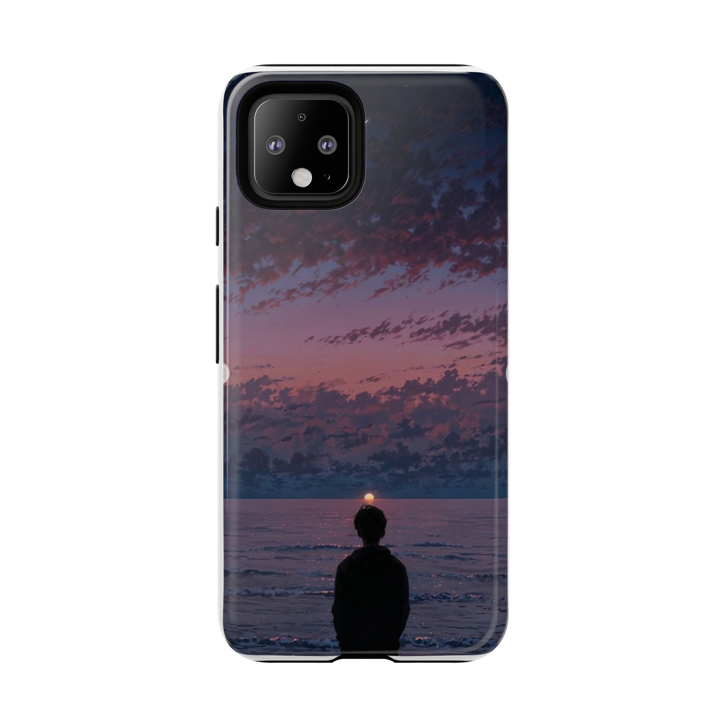 Sunset Ocean Phone Case, Tough Cases, Unique Cell Phone Cover, Artistic Phone Accessories, Gift for Her, Nature Inspired Case