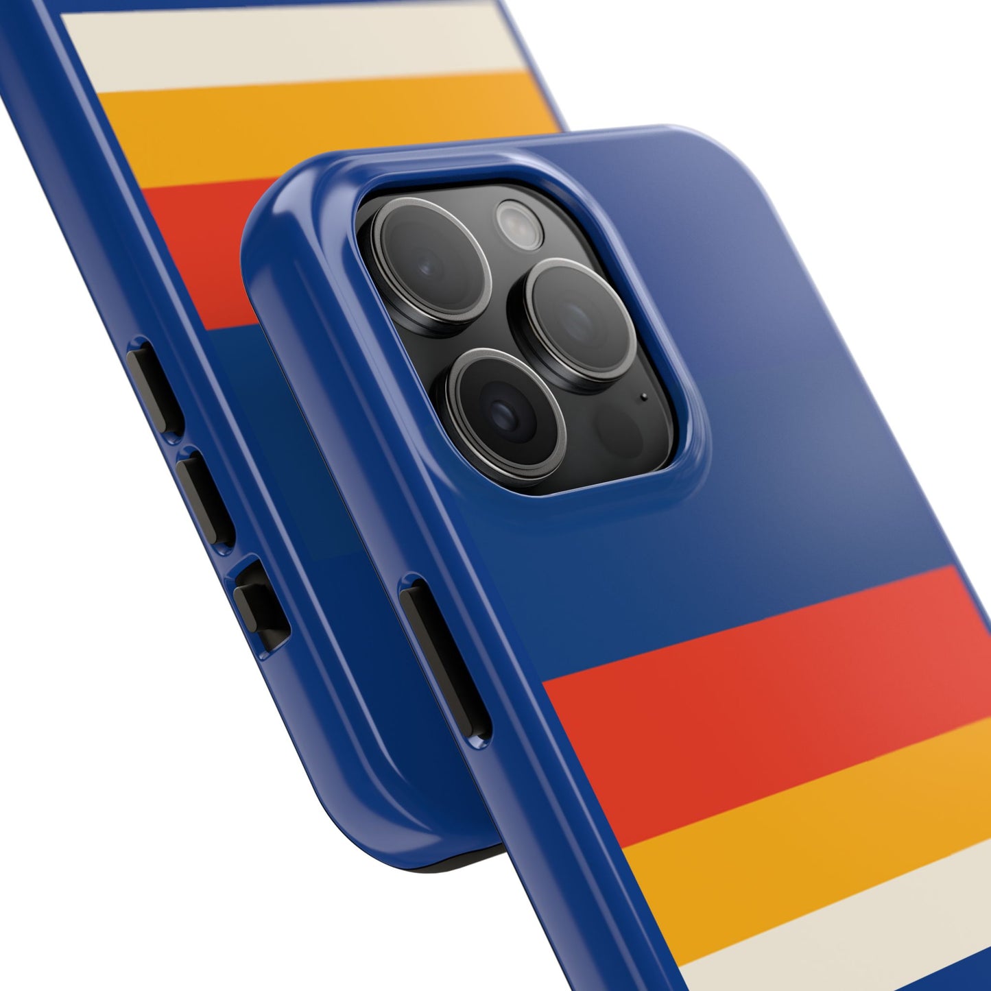 Colorful Tough Phone Cases - Bold Stripes, Durable Protection, Unique Gift for Tech Lovers, Customizable Phone Accessories, Everyday Use