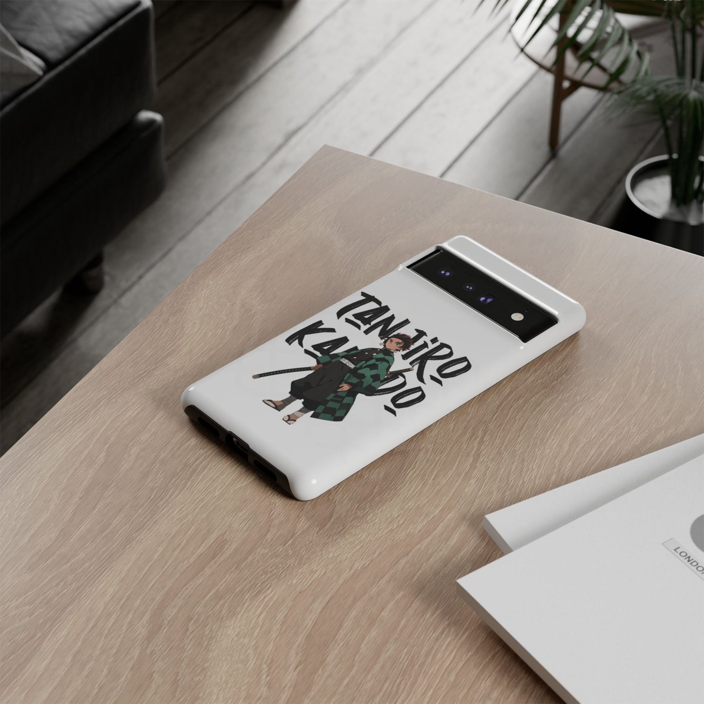 Demon Slayer Phone Case featuring Tanjiro Kamado | Tough Cases, Anime Phone Cover, Unique Gift for Fans, Mobile Accessory, Geeky Merchandise