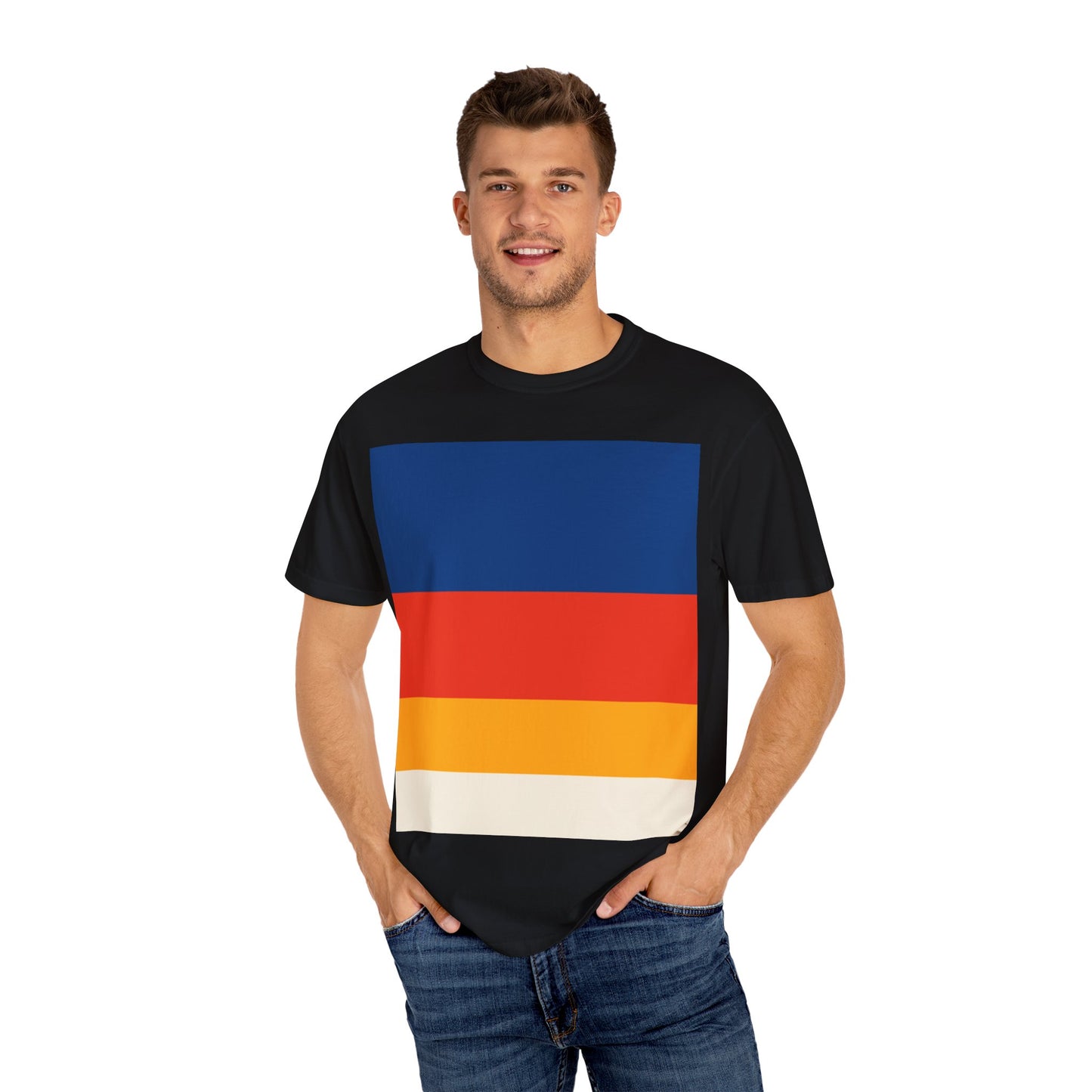 Vibrant Unisex Garment-Dyed T-Shirt, Casual Wear, Graphic Tee, Stylish Top for Everyday, Colorful Fashion Statement
