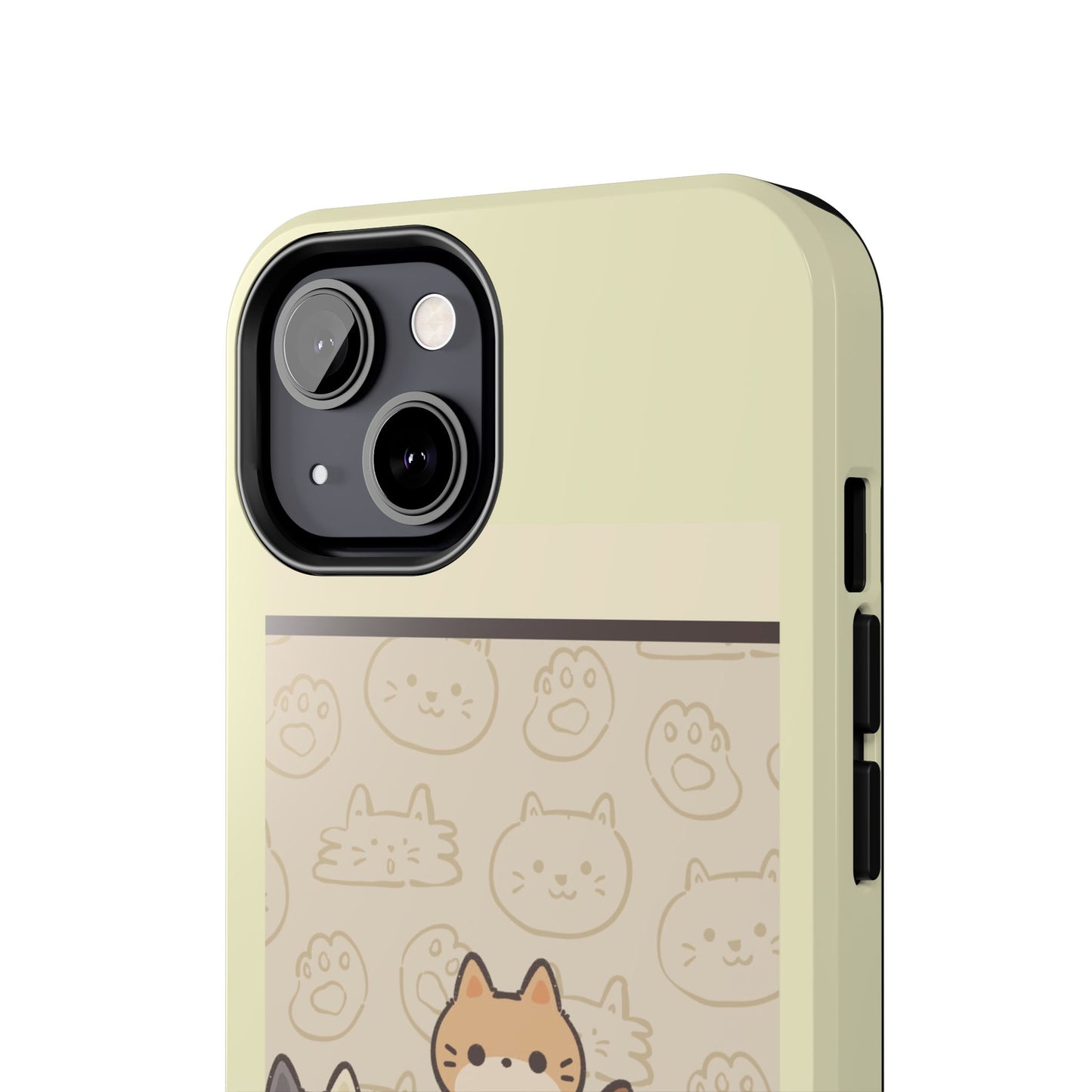 Cute Cat Phone Case - Don't Touch My Phone, Gift for Cat Lovers, Kawaii Accessories, Fun Tech Protection, Pet Lover Gifts