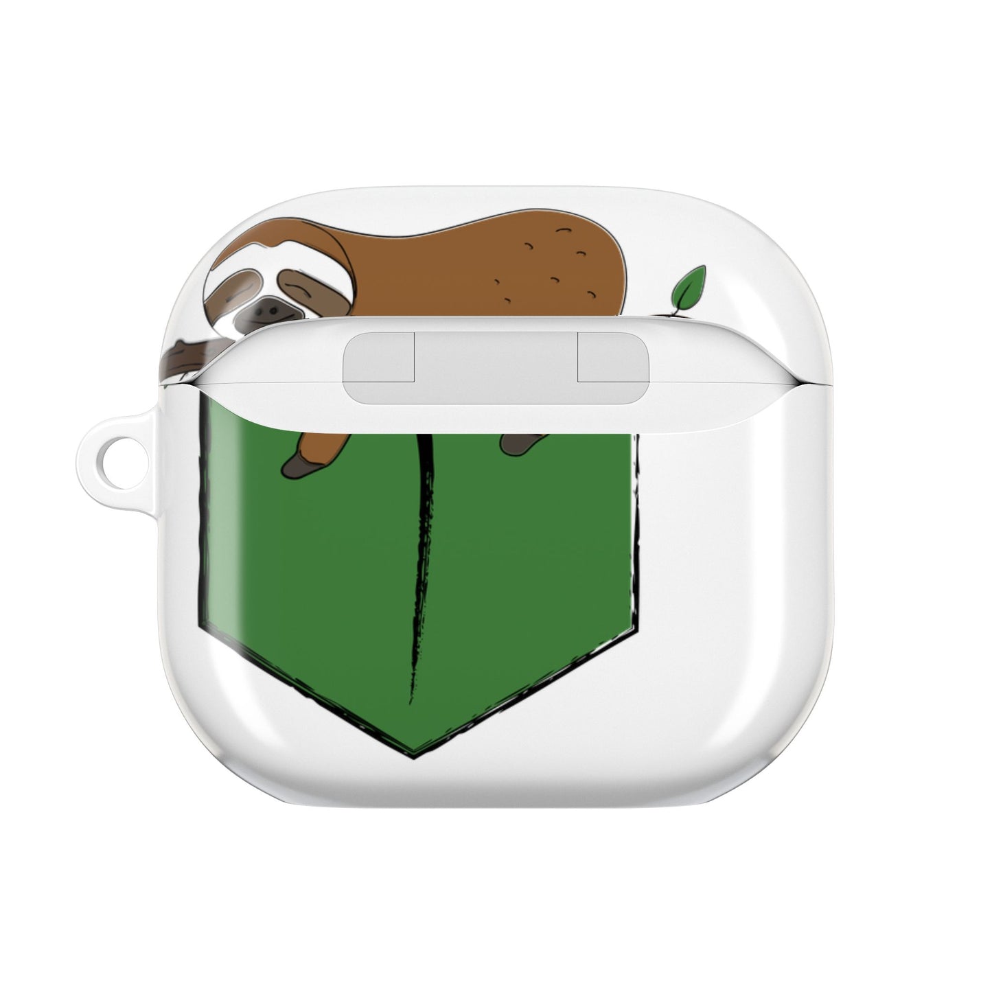 Sloth AirPod Case, Cute Animal Case, Funny Sloth Design, Eco-Friendly Accessory, Gift for Animal Lovers
