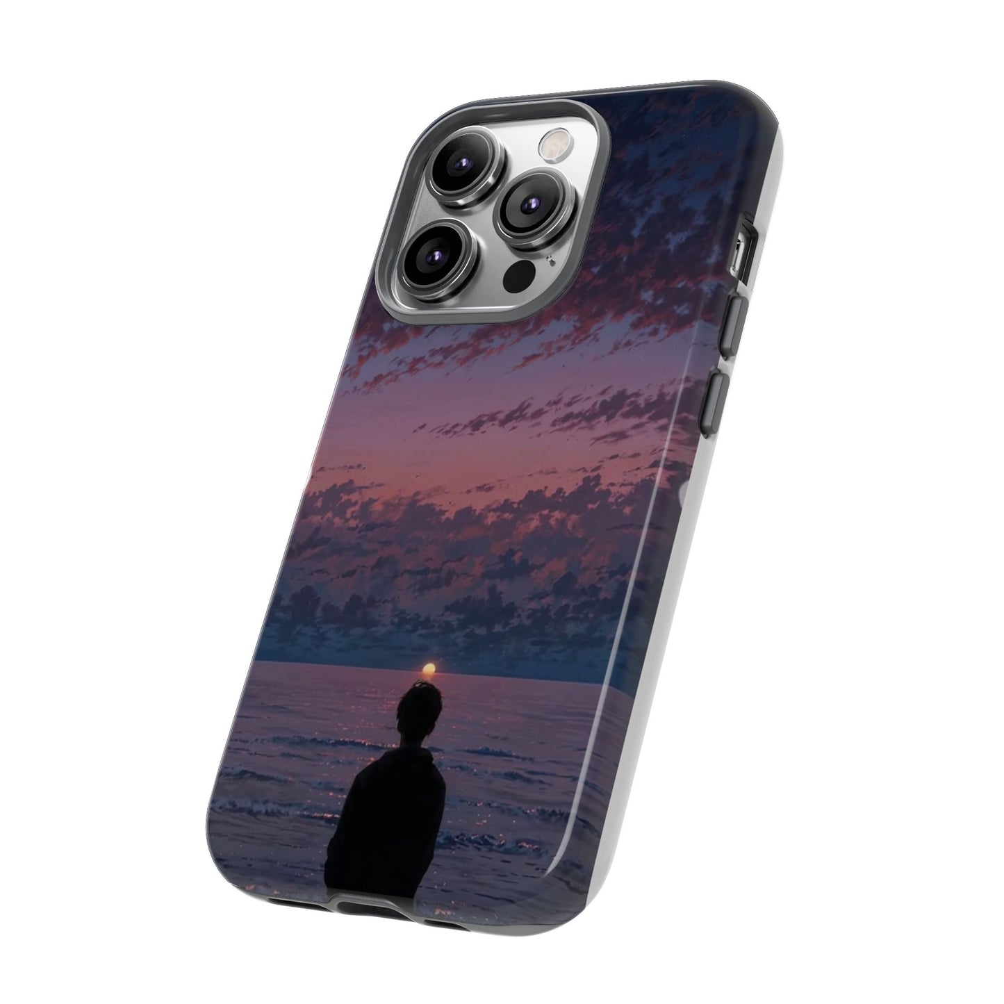 Sunset Ocean Phone Case, Tough Cases, Unique Cell Phone Cover, Artistic Phone Accessories, Gift for Her, Nature Inspired Case