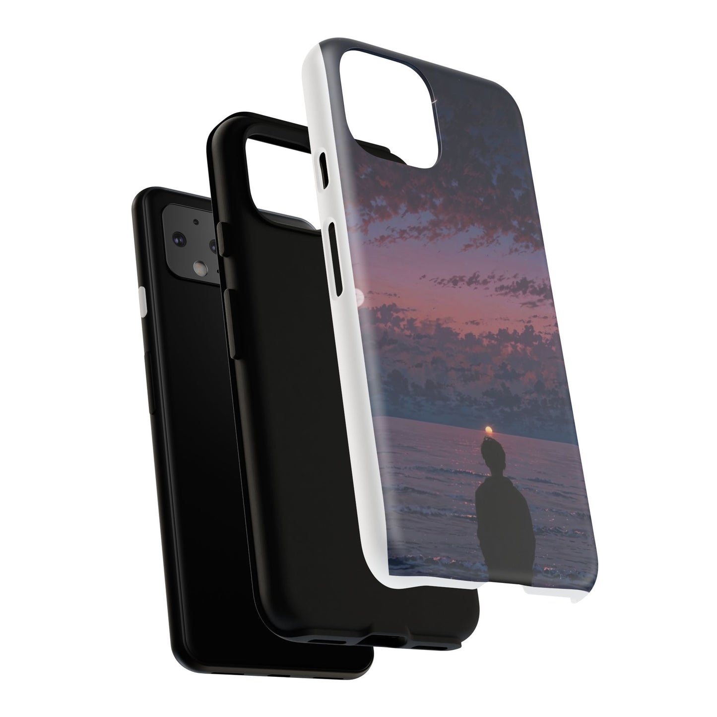 Sunset Ocean Phone Case, Tough Cases, Unique Cell Phone Cover, Artistic Phone Accessories, Gift for Her, Nature Inspired Case