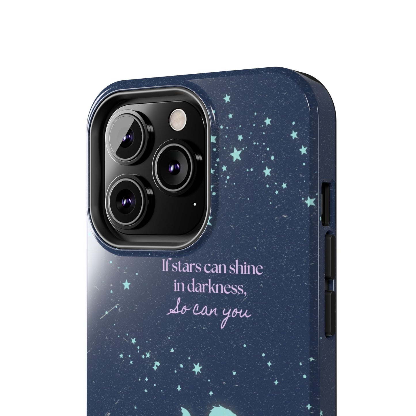 Starry Night Tough Phone Cases, Inspirational Phone Cover, Cute Kid Design, Galaxy Aesthetic, Gift for Dreamers, Motivational Decor