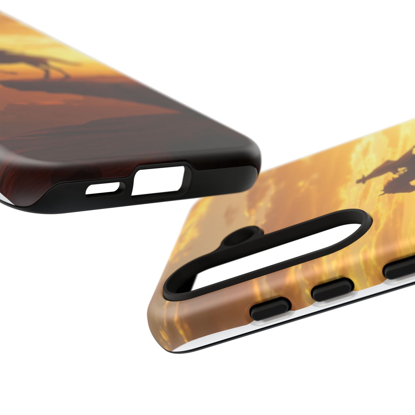Sunset Horse Rider Phone Case, Western Art Cover, Tough Shell, Ideal Gift for Horse Lovers, Scenic Phone Accessories