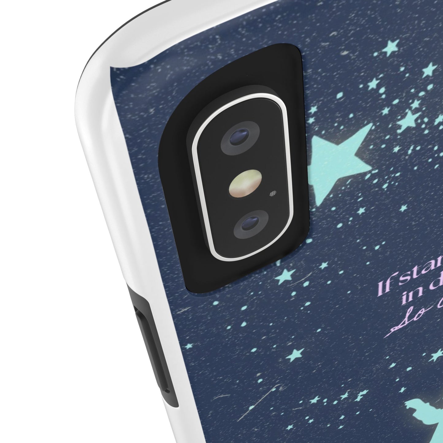 Starry Night Tough Phone Cases, Inspirational Phone Cover, Cute Kid Design, Galaxy Aesthetic, Gift for Dreamers, Motivational Decor