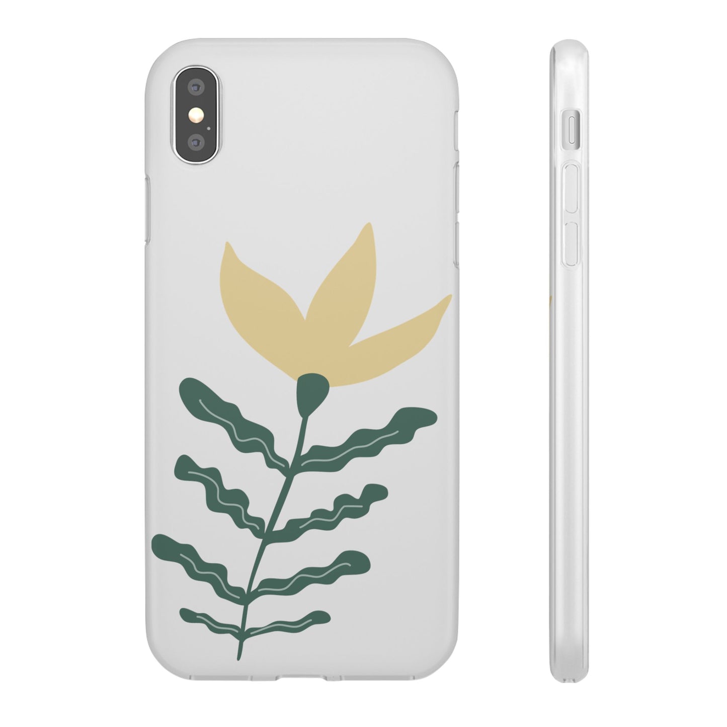 Stylish Floral Flexi Cases, Phone Accessories, Gift Idea, Protective Case, Trendy Phone Cover, Spring Vibes