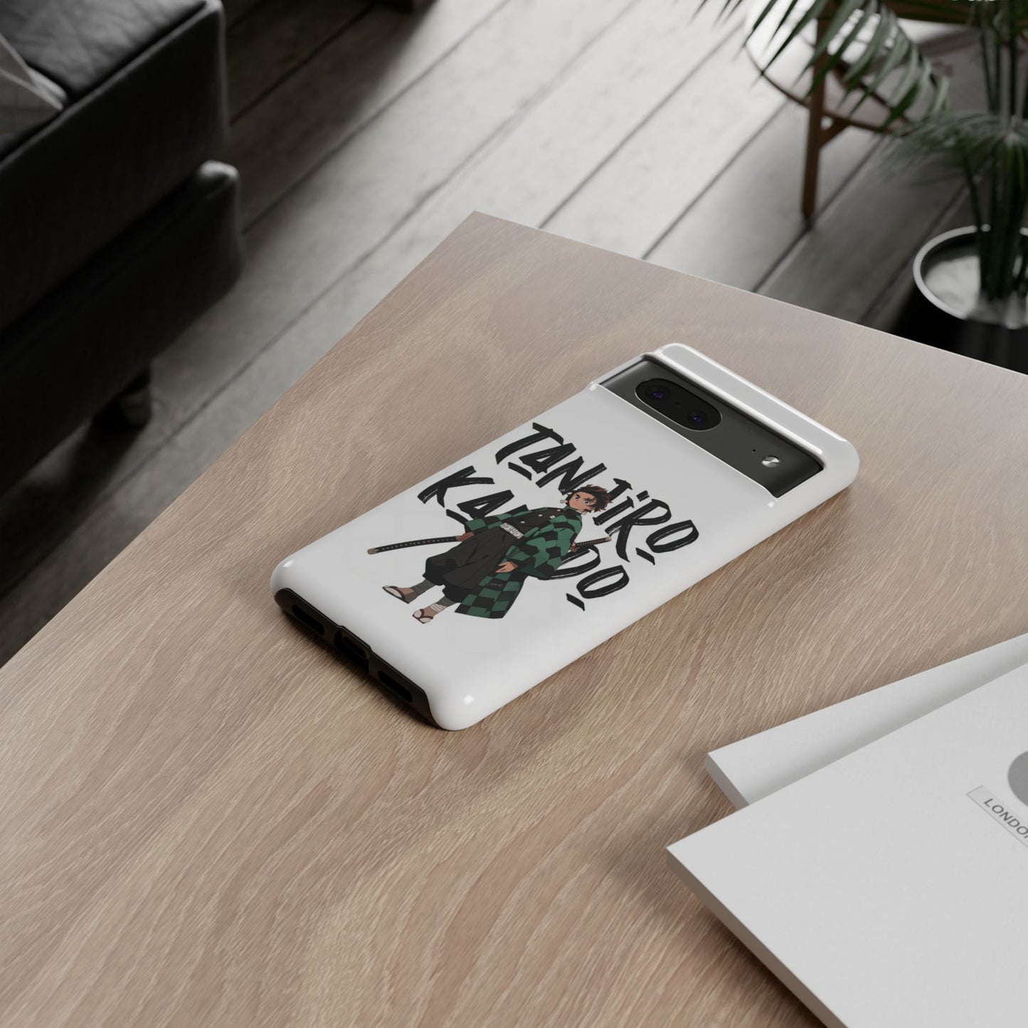 Demon Slayer Phone Case featuring Tanjiro Kamado | Tough Cases, Anime Phone Cover, Unique Gift for Fans, Mobile Accessory, Geeky Merchandise