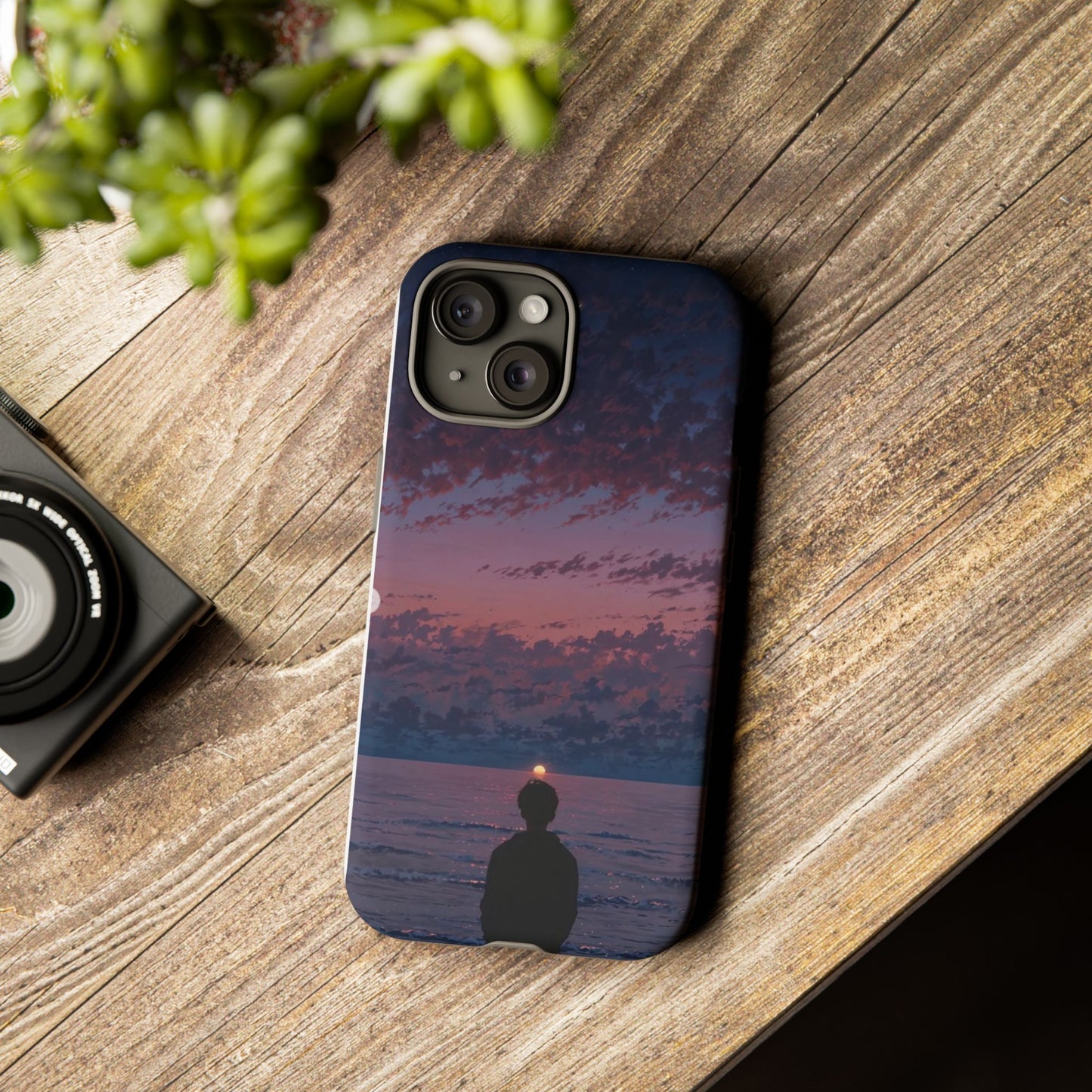 Sunset Ocean Phone Case, Tough Cases, Unique Cell Phone Cover, Artistic Phone Accessories, Gift for Her, Nature Inspired Case