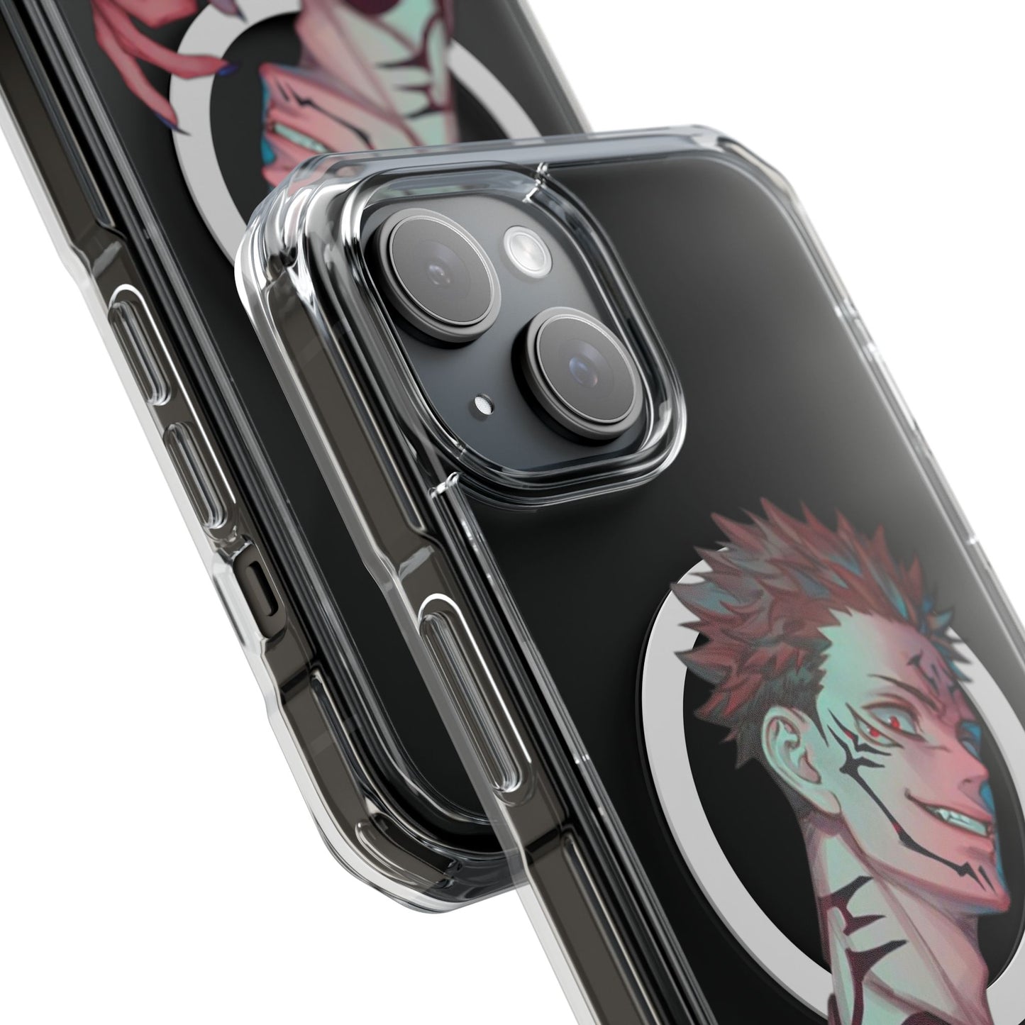 Vibrant Character Phone Case - A Unique Magnetic Clear Impact Case for Anime Lovers, Lightweight Protection, Gift for Friends, Stylish [...]