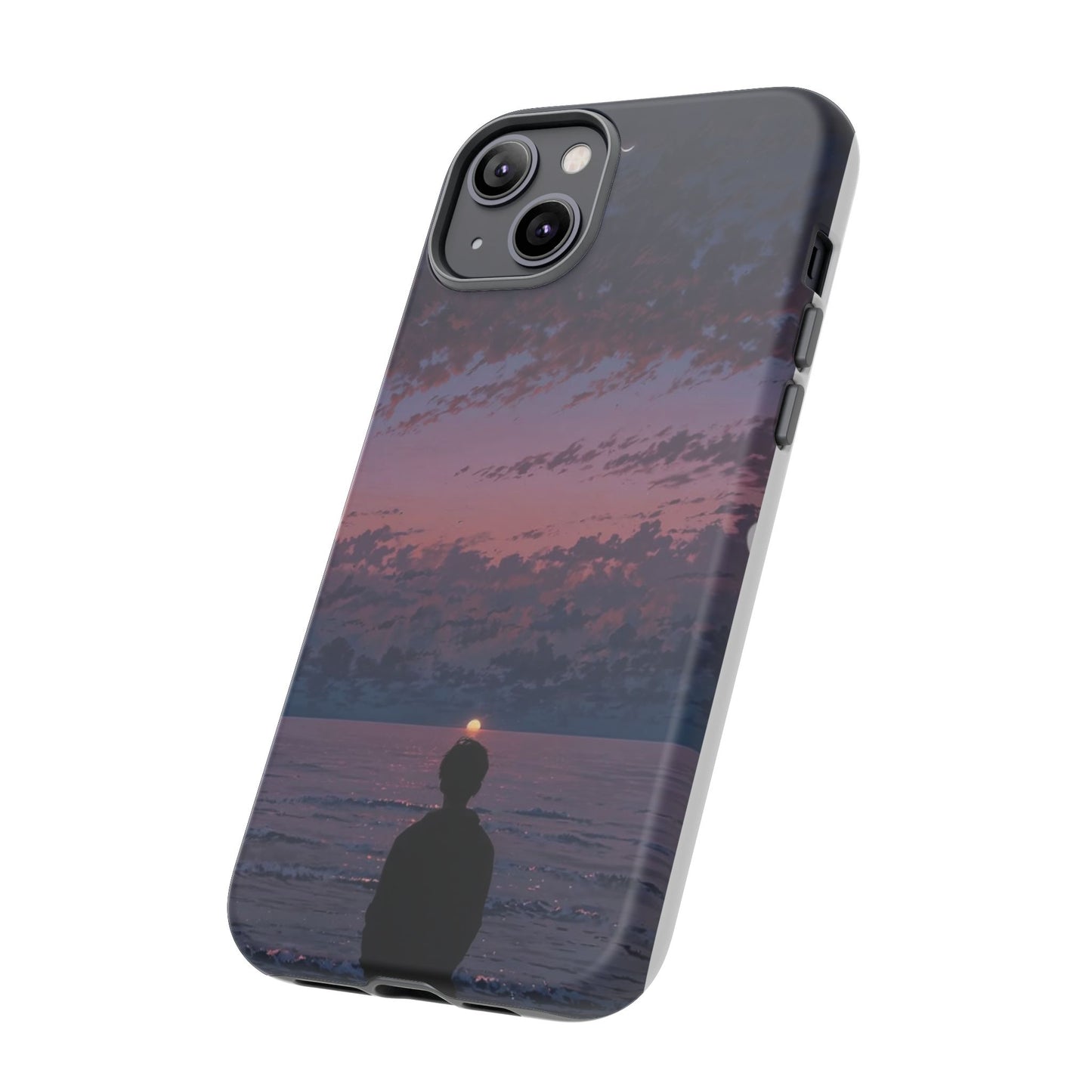 Sunset Ocean Phone Case, Tough Cases, Unique Cell Phone Cover, Artistic Phone Accessories, Gift for Her, Nature Inspired Case