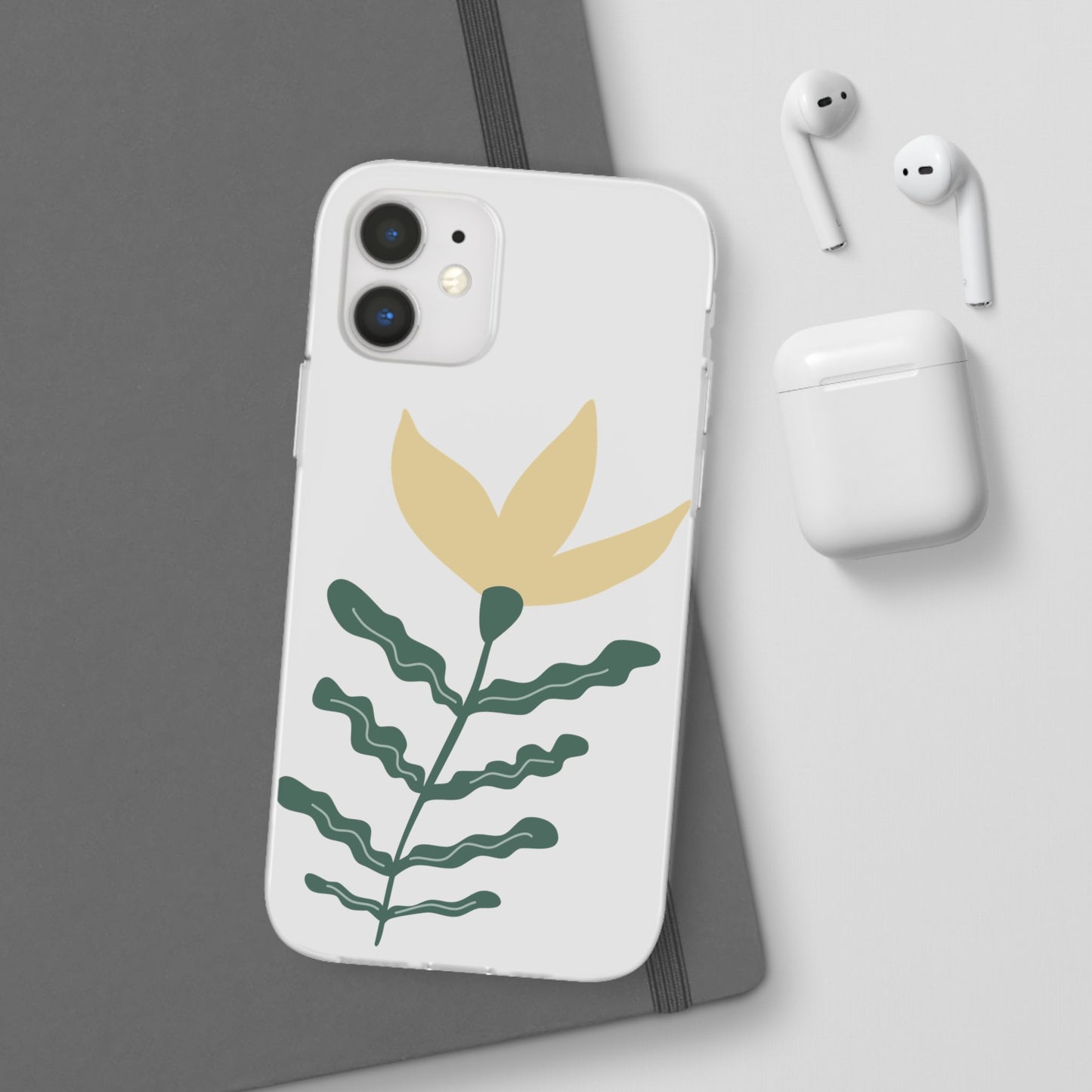 Stylish Floral Flexi Cases, Phone Accessories, Gift Idea, Protective Case, Trendy Phone Cover, Spring Vibes