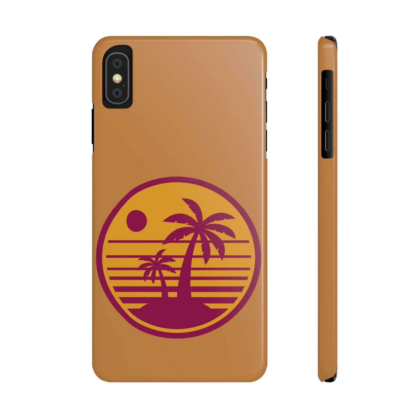 Retro Sunset Palm Tree Slim Phone Case, Summer Vibes, Beach Lover Gift, Tropical Phone Accessory, Perfect for Vacations, Travel and [...]