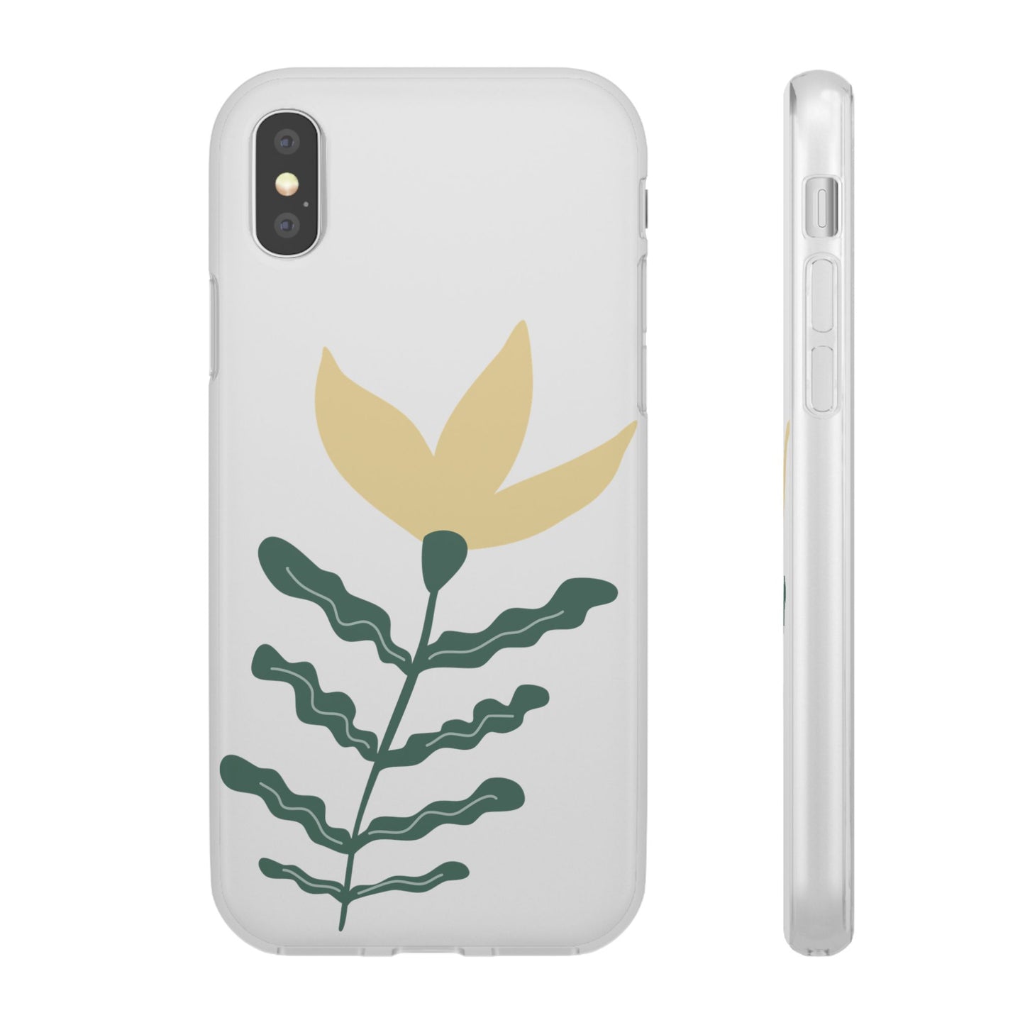 Stylish Floral Flexi Cases, Phone Accessories, Gift Idea, Protective Case, Trendy Phone Cover, Spring Vibes