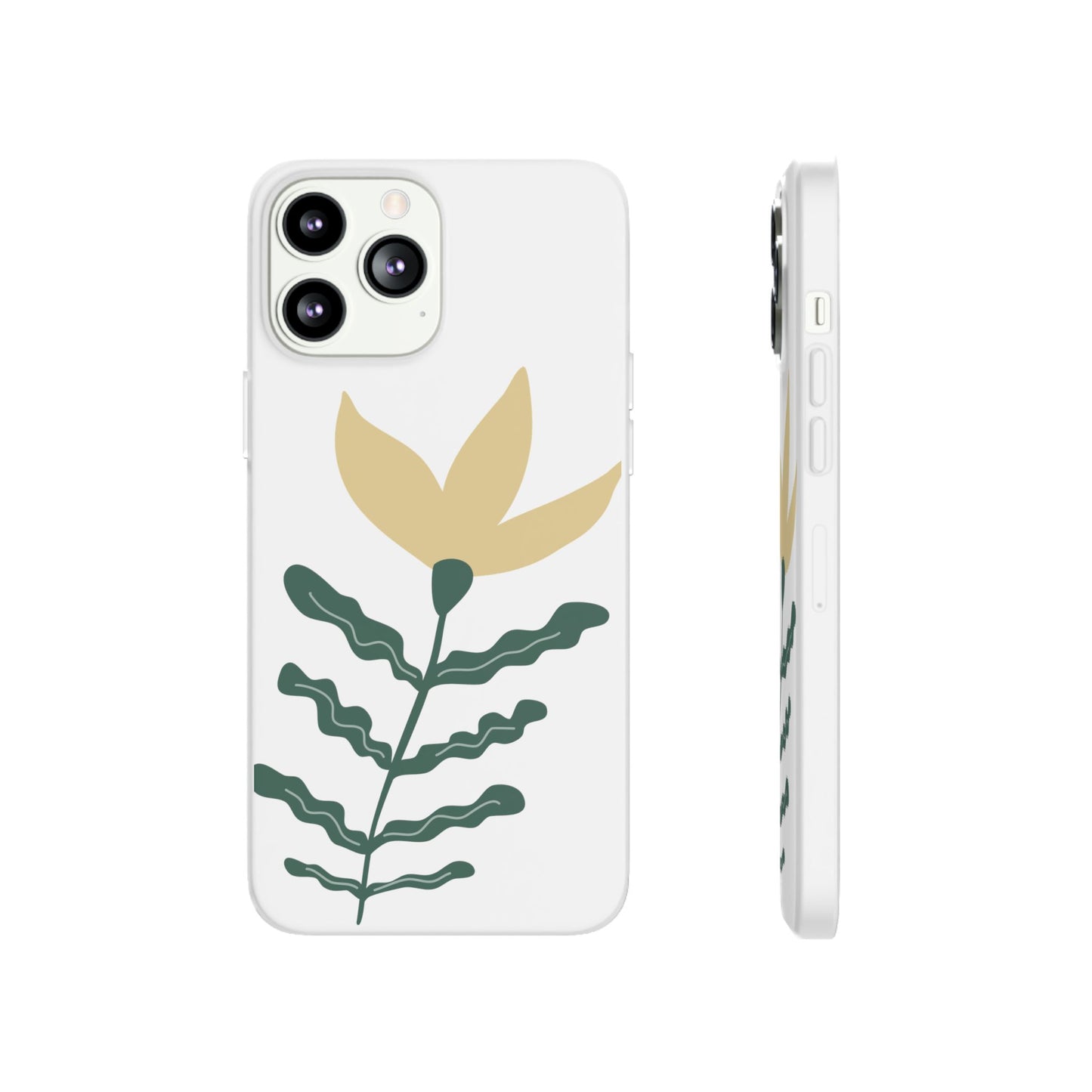 Stylish Floral Flexi Cases, Phone Accessories, Gift Idea, Protective Case, Trendy Phone Cover, Spring Vibes
