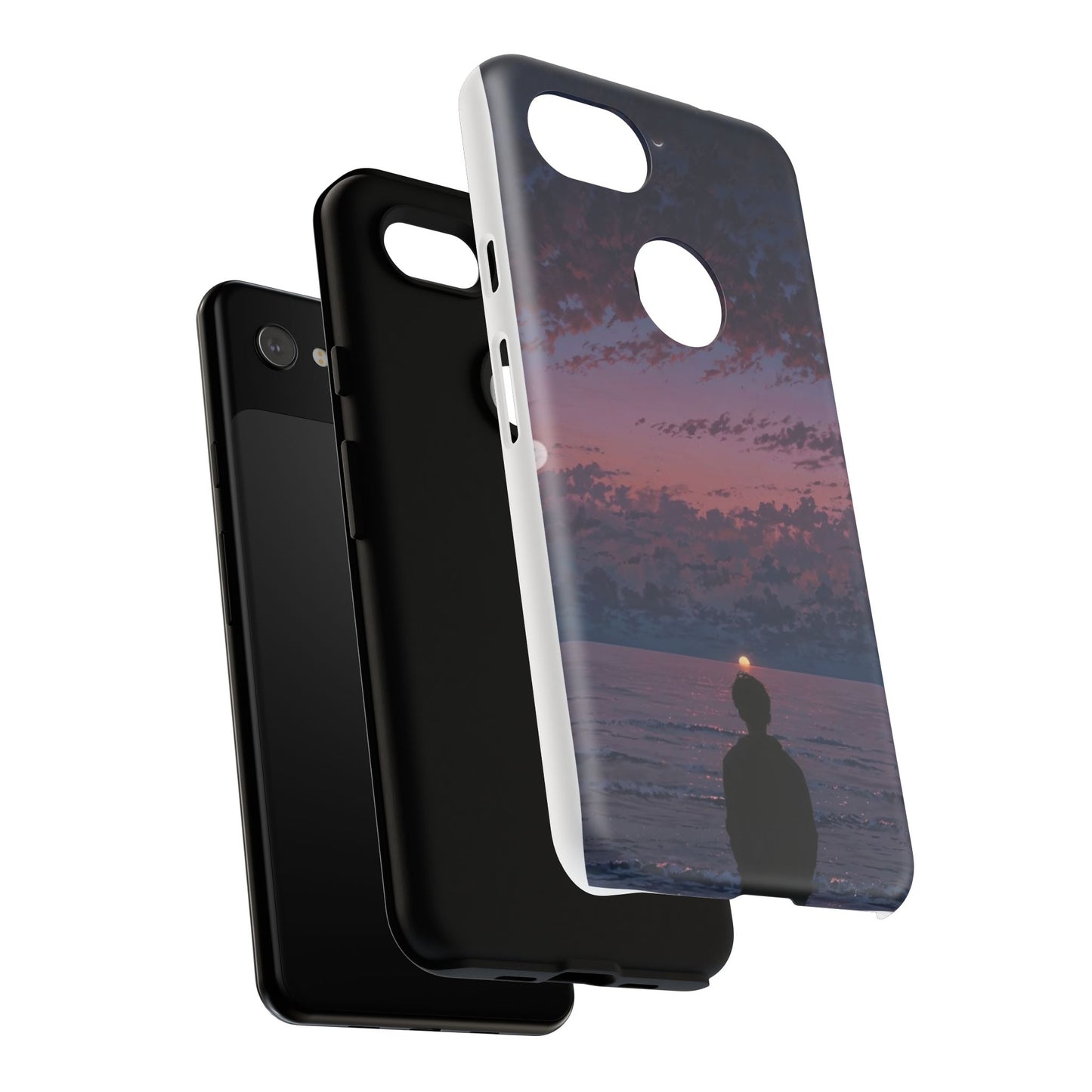 Sunset Ocean Phone Case, Tough Cases, Unique Cell Phone Cover, Artistic Phone Accessories, Gift for Her, Nature Inspired Case