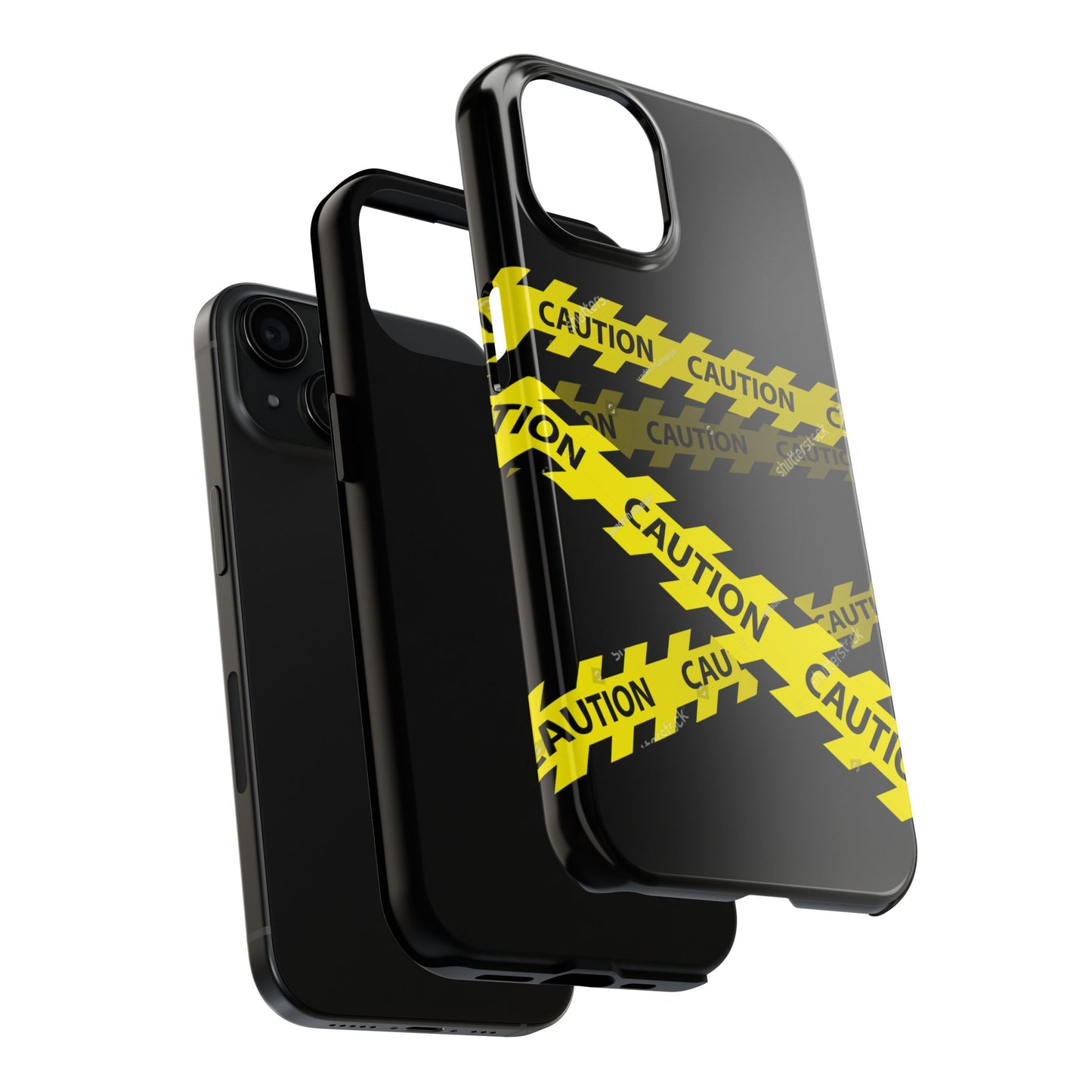 Caution Tape Tough Phone Cases | Durable Phone Protection, Unique Gift, Trendy Phone Accessories, Everyday Use, Holiday Gift
