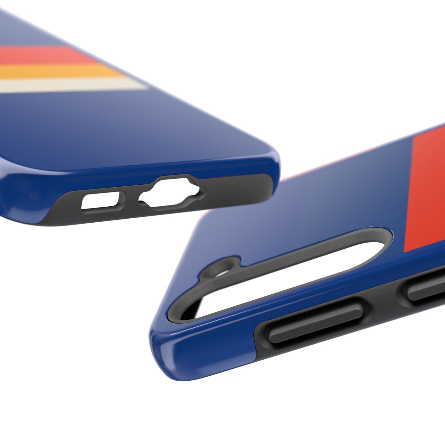 Colorful Tough Phone Cases - Bold Stripes, Durable Protection, Unique Gift for Tech Lovers, Customizable Phone Accessories, Everyday Use