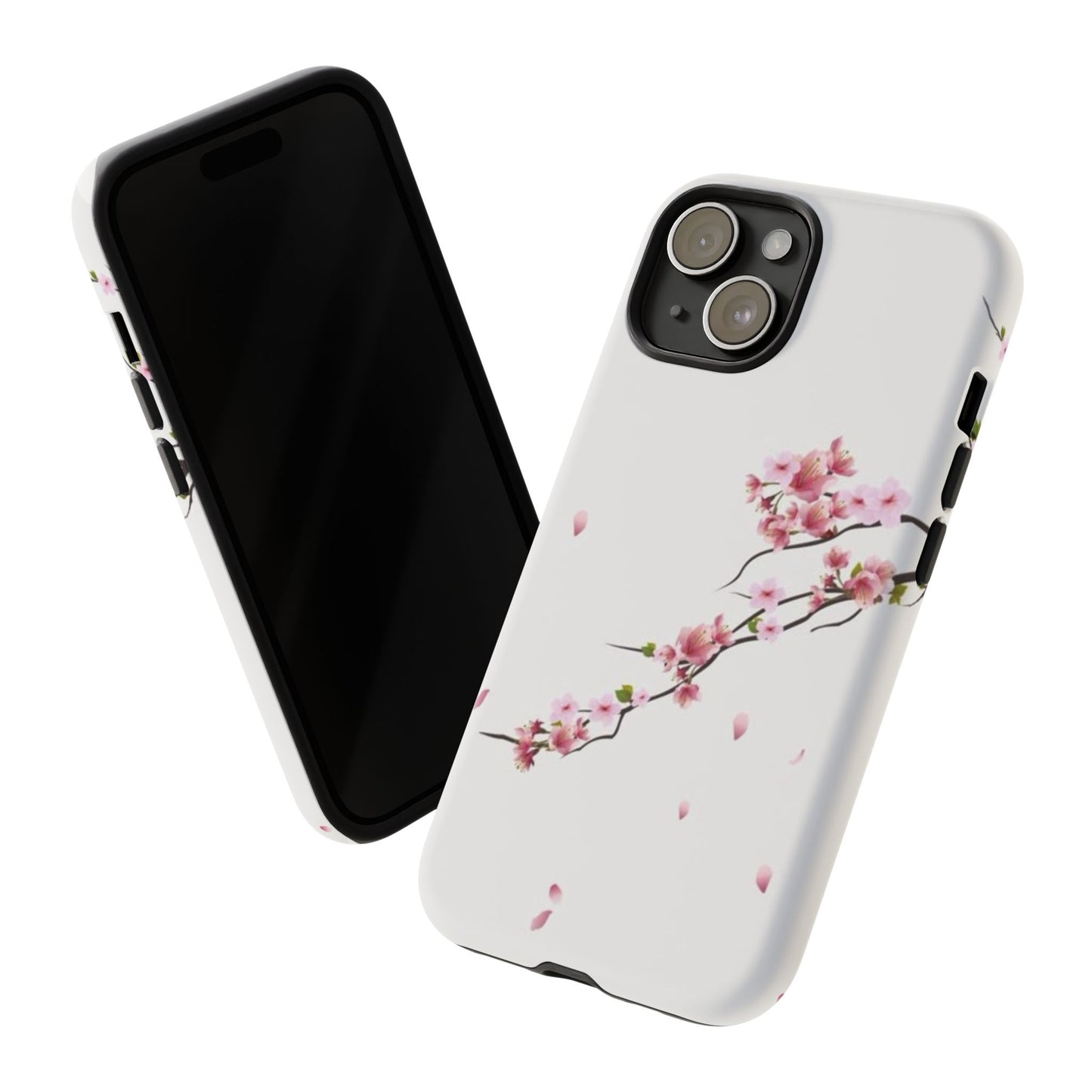Cherry Blossom Phone Case, Floral Phone Cover, Tough Phone Case, Spring Accessories, Gift for Her, Nature-Inspired Tech