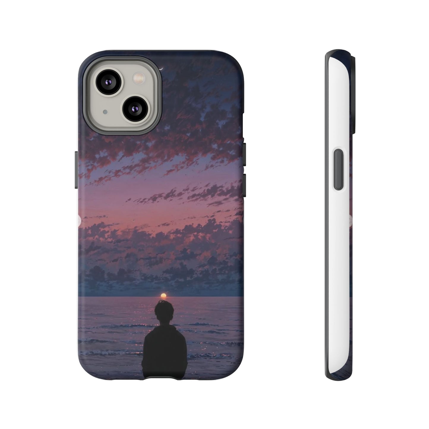 Sunset Ocean Phone Case, Tough Cases, Unique Cell Phone Cover, Artistic Phone Accessories, Gift for Her, Nature Inspired Case