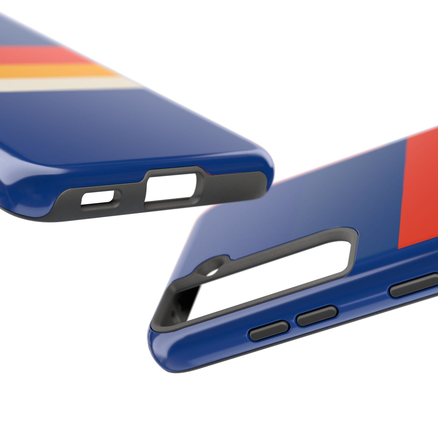 Colorful Tough Phone Cases - Bold Stripes, Durable Protection, Unique Gift for Tech Lovers, Customizable Phone Accessories, Everyday Use