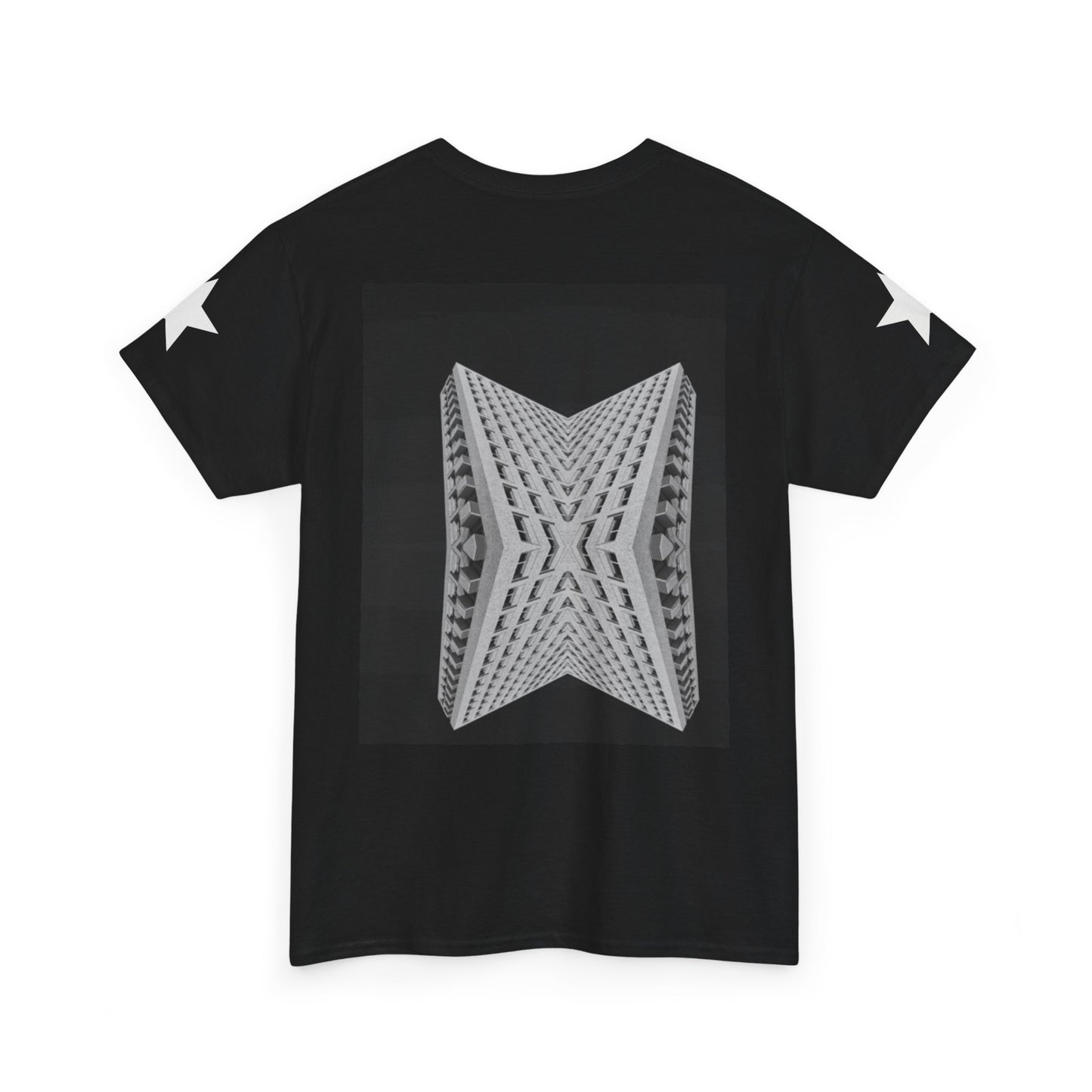 Geometric Art Unisex Heavy Cotton Tee, Modern Graphic Shirt, Urban Fashion T-Shirt, Statement Tee, Trendy Streetwear