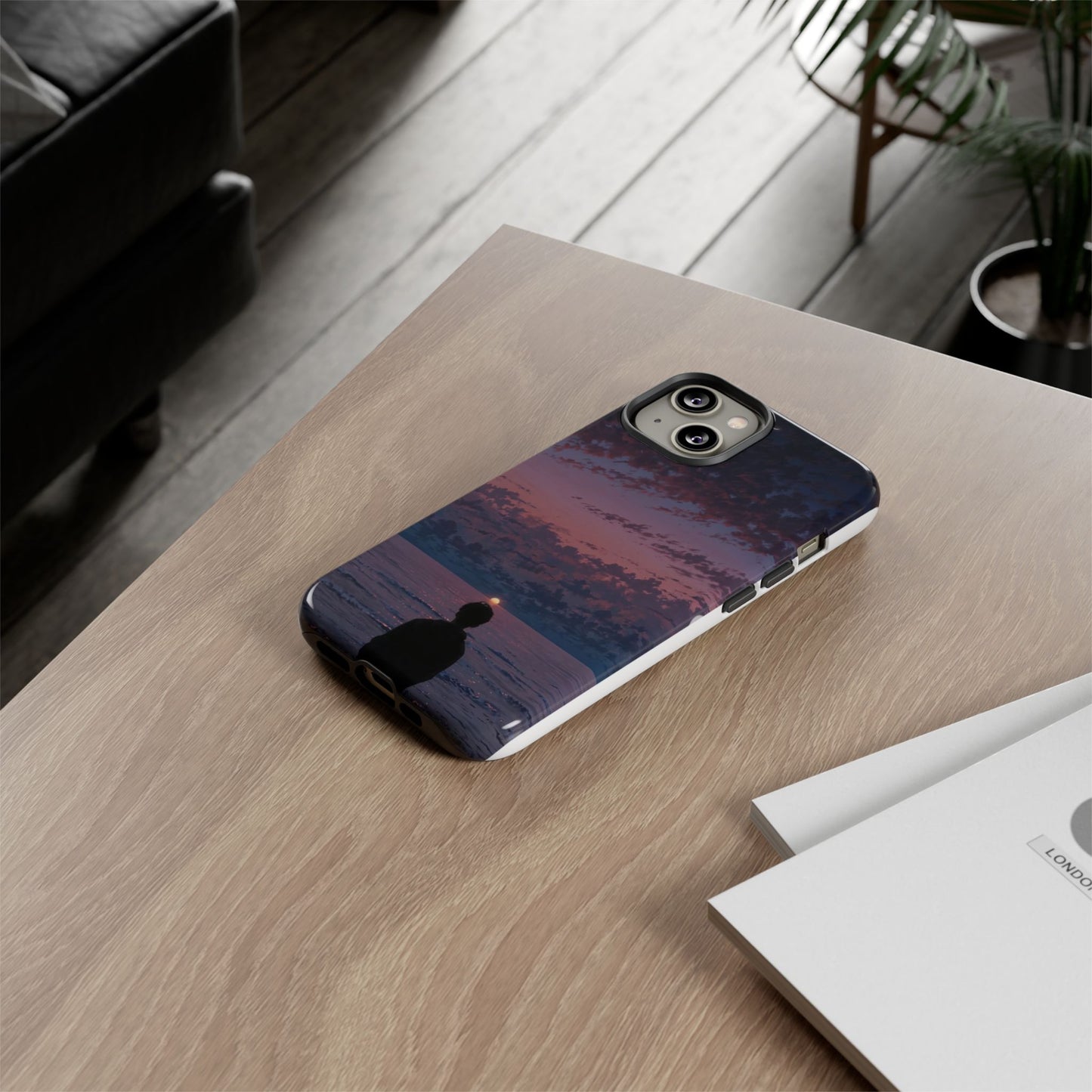 Sunset Ocean Phone Case, Tough Cases, Unique Cell Phone Cover, Artistic Phone Accessories, Gift for Her, Nature Inspired Case