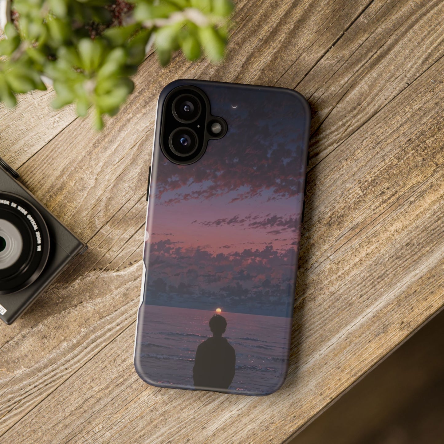 Sunset Ocean Phone Case, Tough Cases, Unique Cell Phone Cover, Artistic Phone Accessories, Gift for Her, Nature Inspired Case